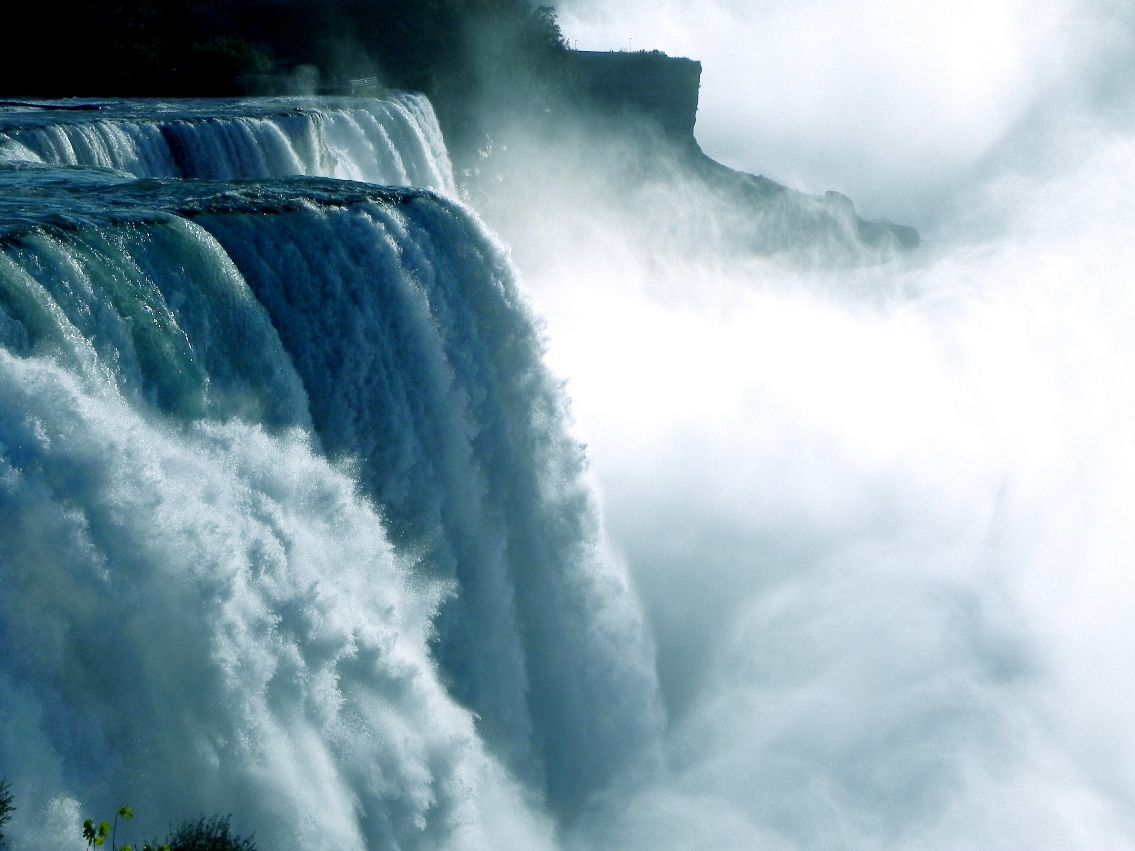 nature, waterfall, spray, elevation, niagara High Definition image