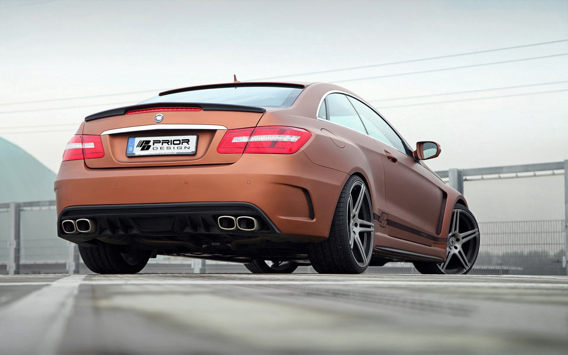 Download mobile wallpaper Prior Design, Rear View, Back View, Auto, Cars, Mercedes Benz for free.