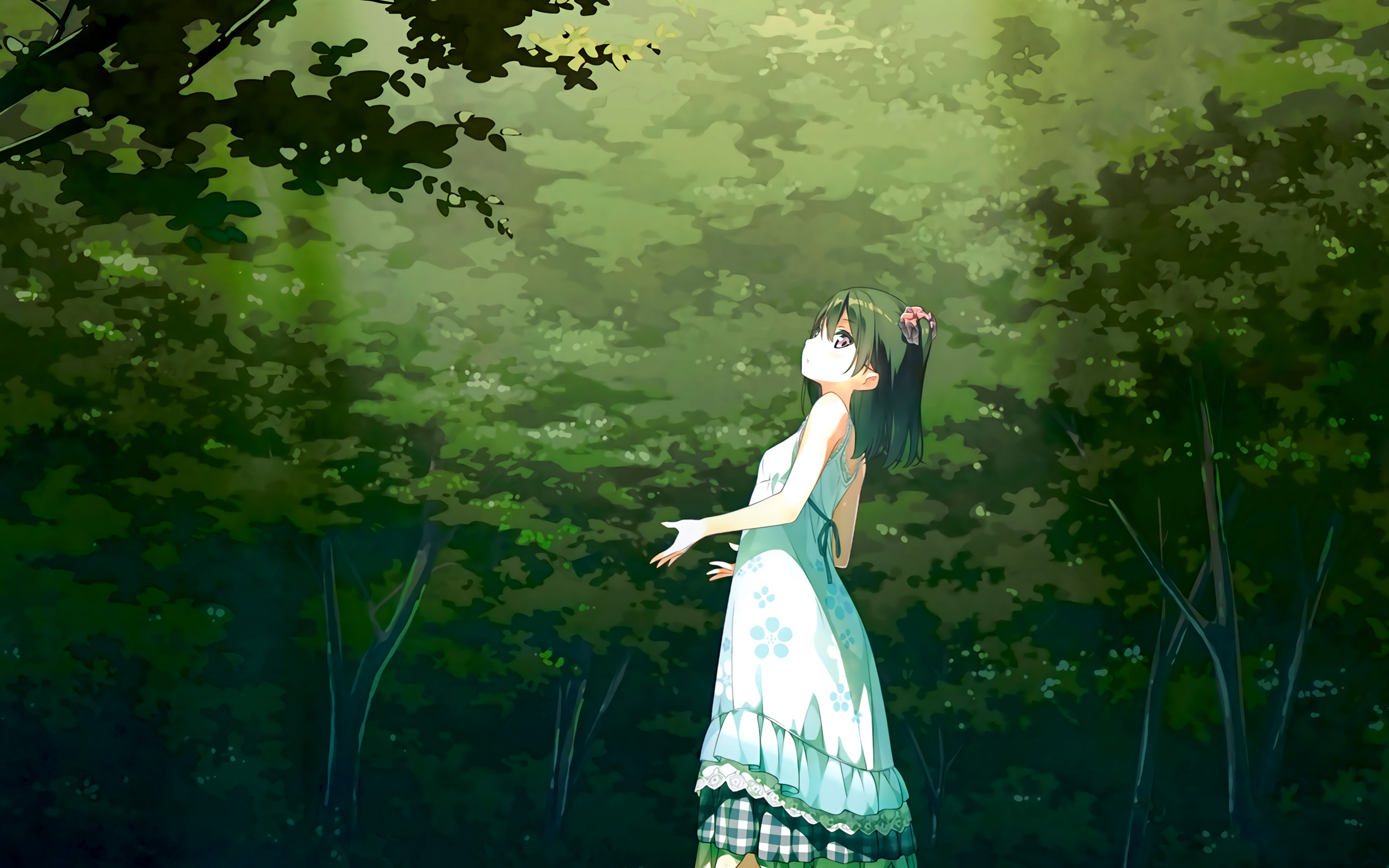 Tải ngay 50 anime background green đẹp nhất