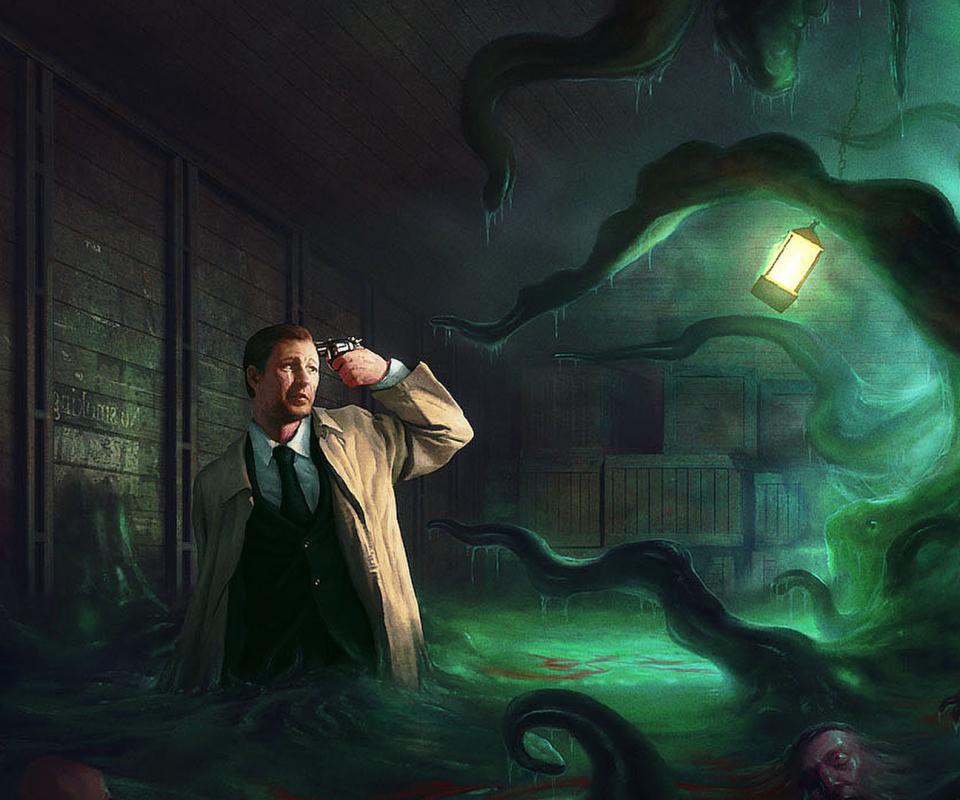 fantasy, cthulhu, h p lovecraft Phone Background