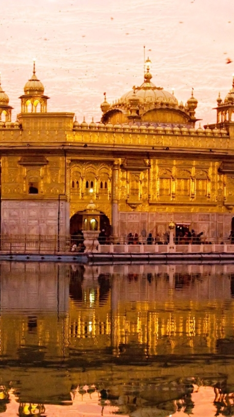 Premium AI Image | The golden temple in amritsar