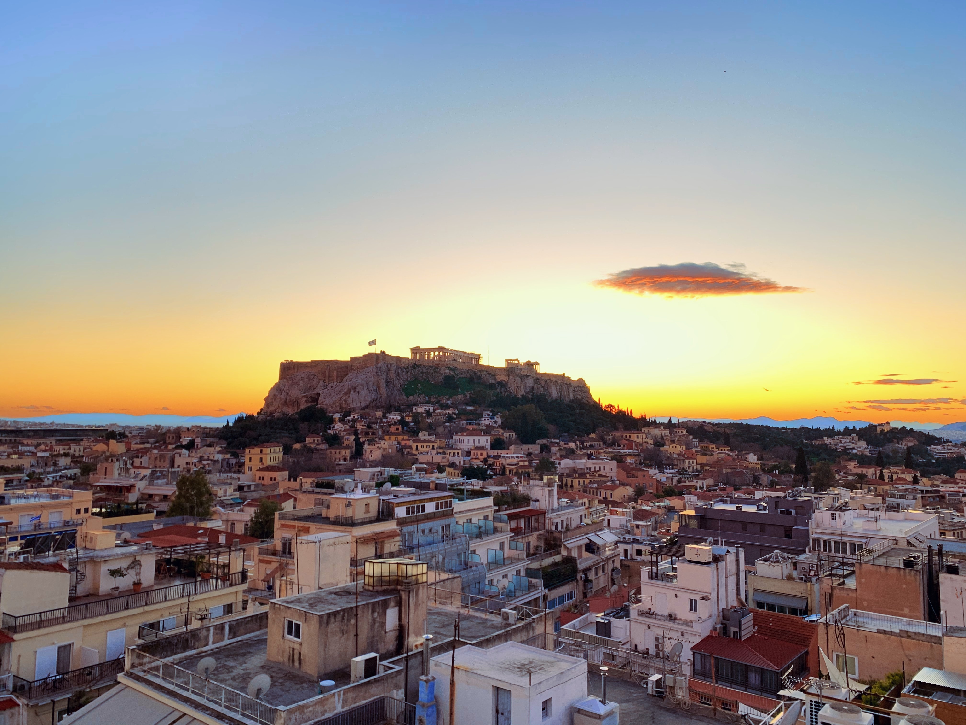 Descarga gratuita de fondo de pantalla para móvil de Ciudad, Edificio, Ciudades, Arquitectura, Atenas, Grecia.