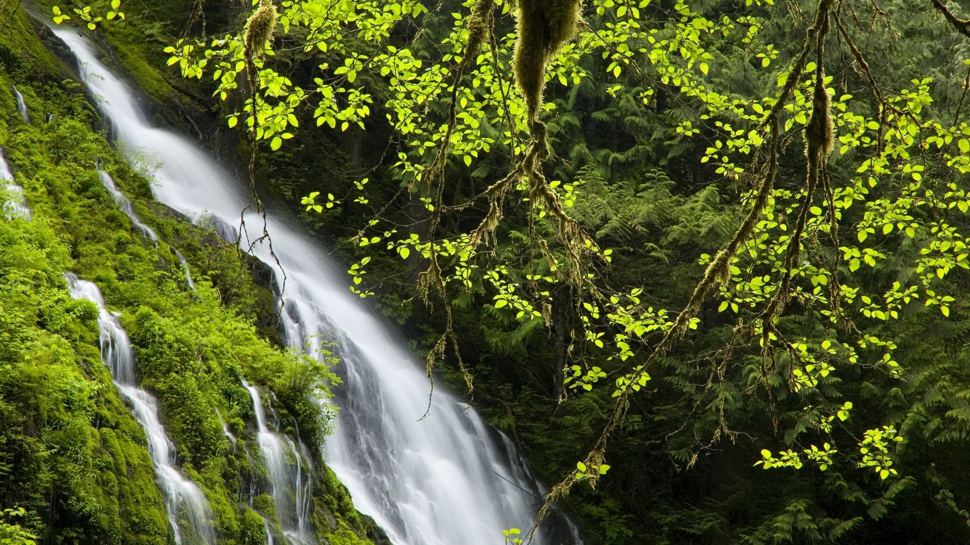 Handy-Wallpaper Landschaft, Natur, Wasserfälle kostenlos herunterladen.