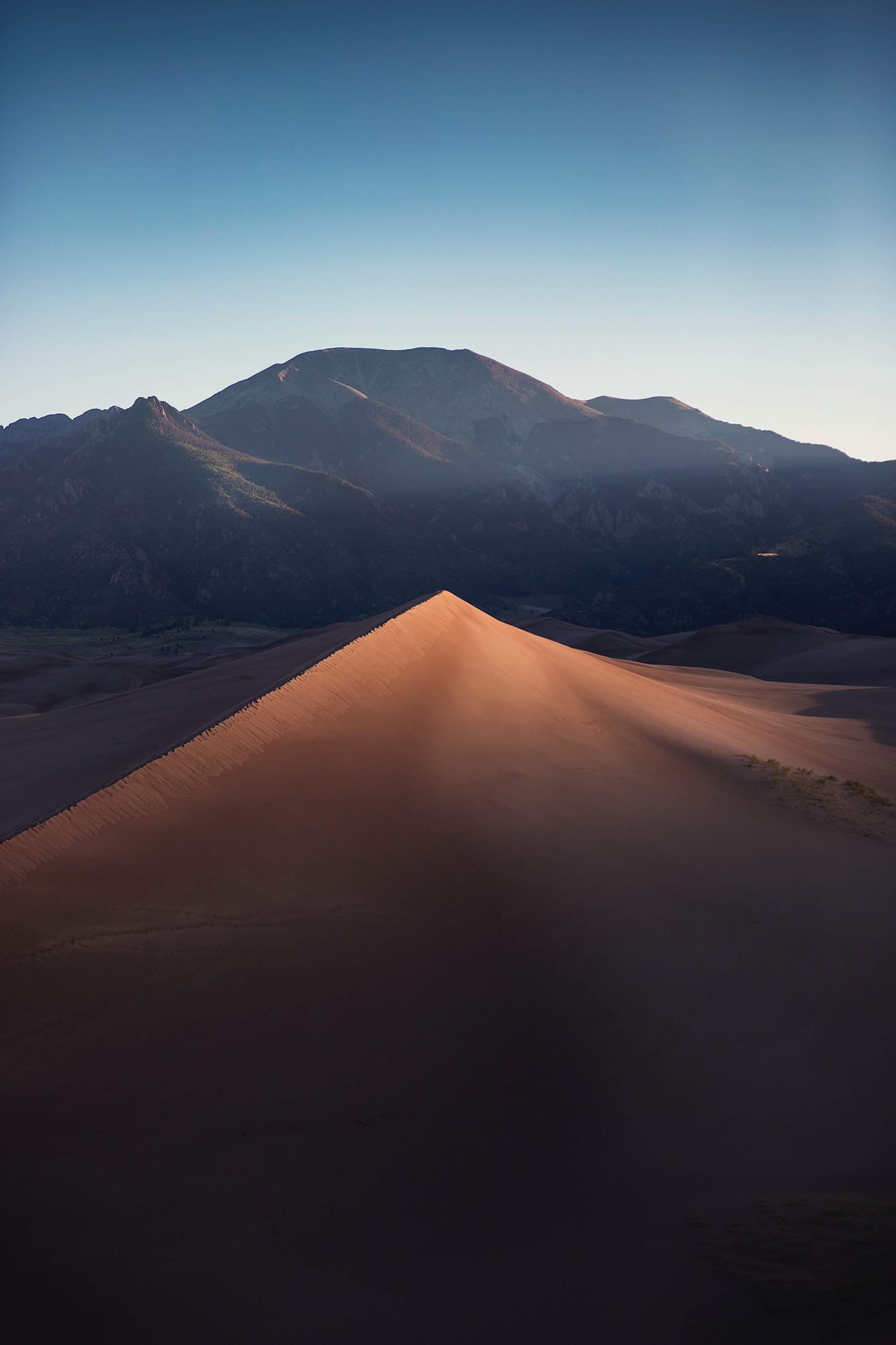 sand, nature, sky, mountains, hills Full HD