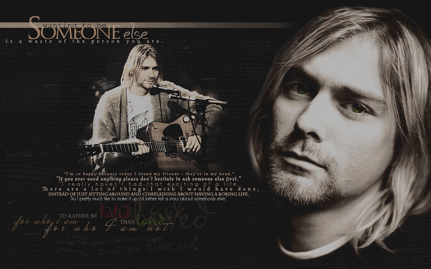 Die besten Kurt Cobain-Hintergründe für den Telefonbildschirm