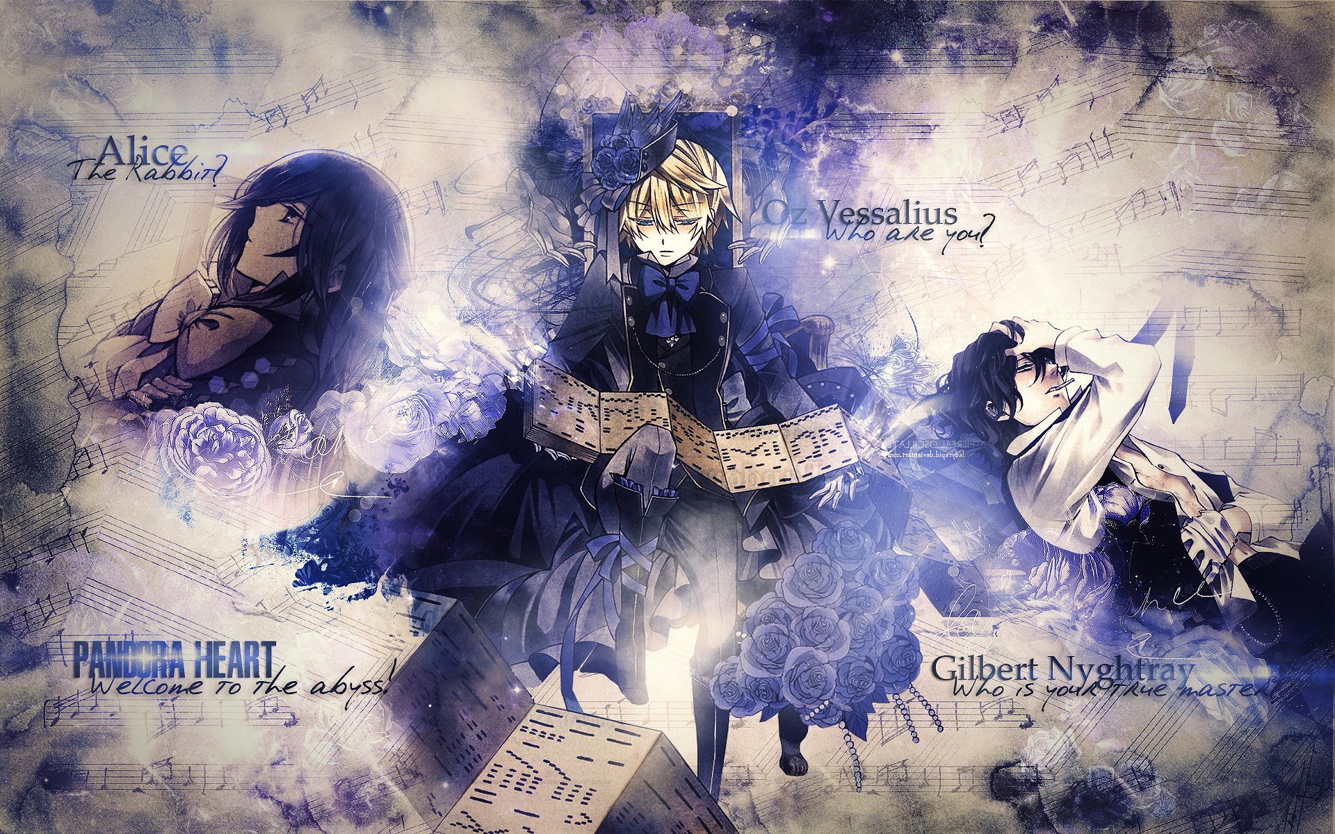 Download Dark Fantasy Anime Pandora Hearts Characters Unlock The Mystery  Wallpaper | Wallpapers.com