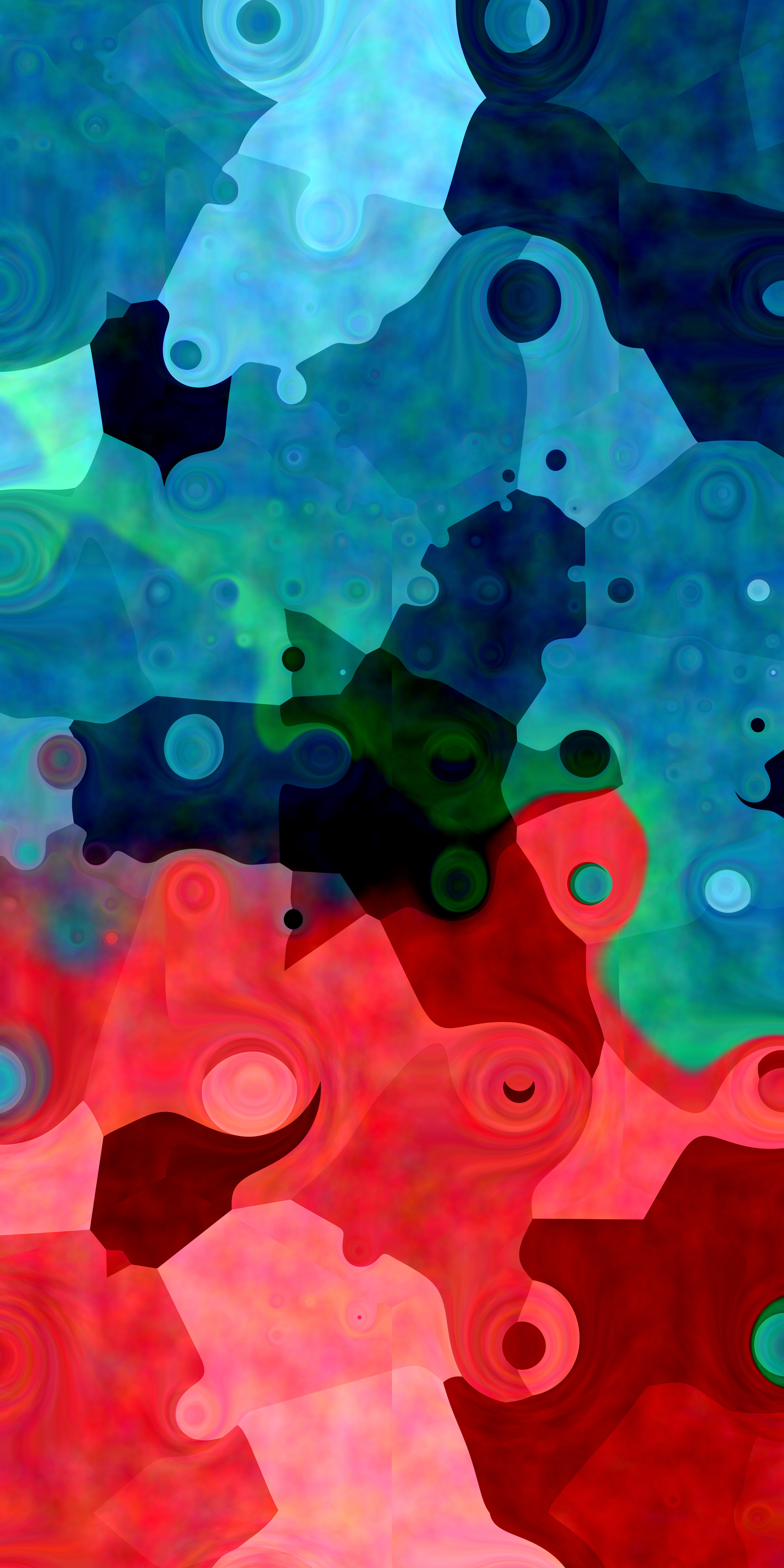 multicolored, stains, digital, abstract, motley, spots Full HD
