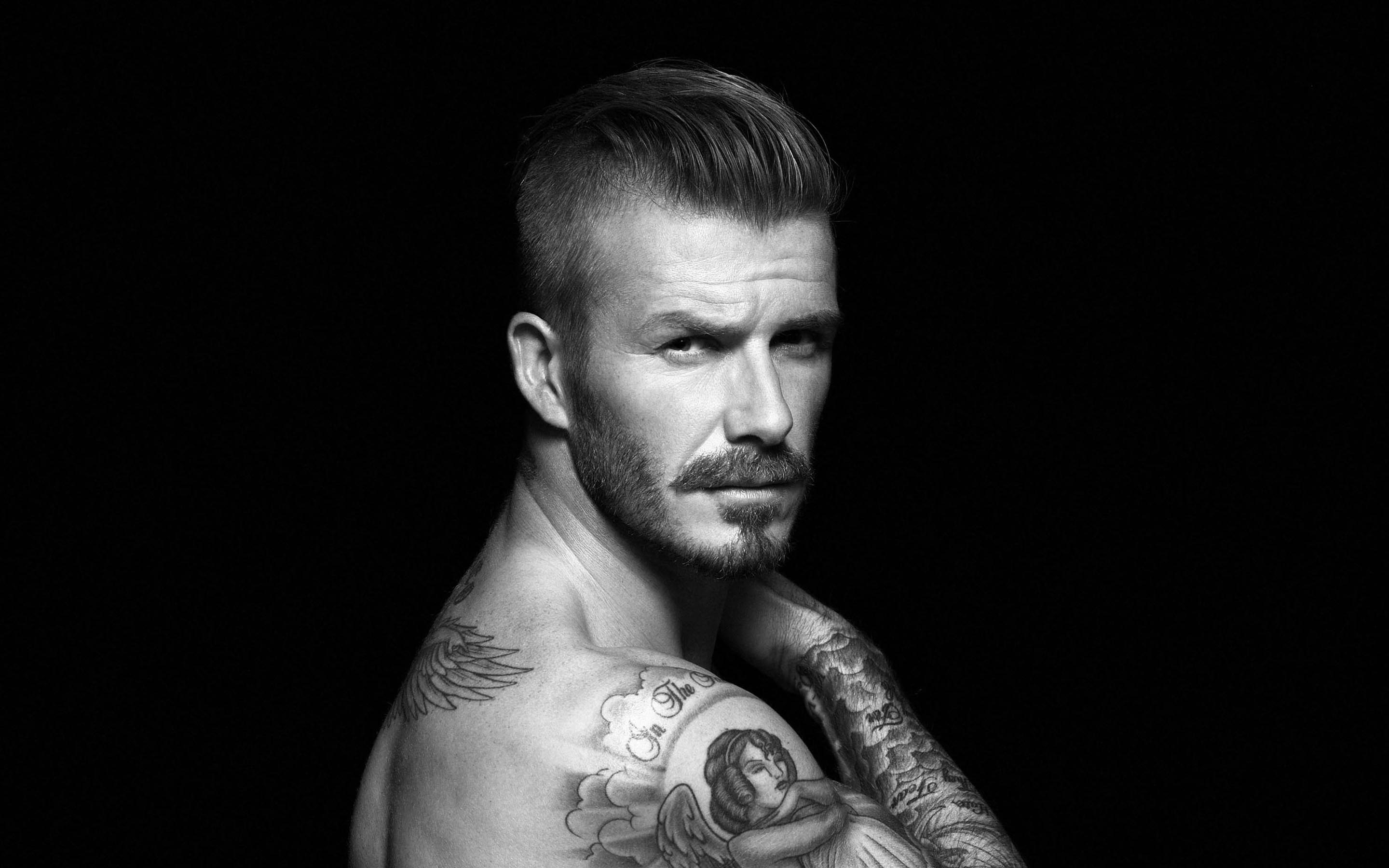 david beckham, sports, black & white, close up, english, tattoo, soccer for android