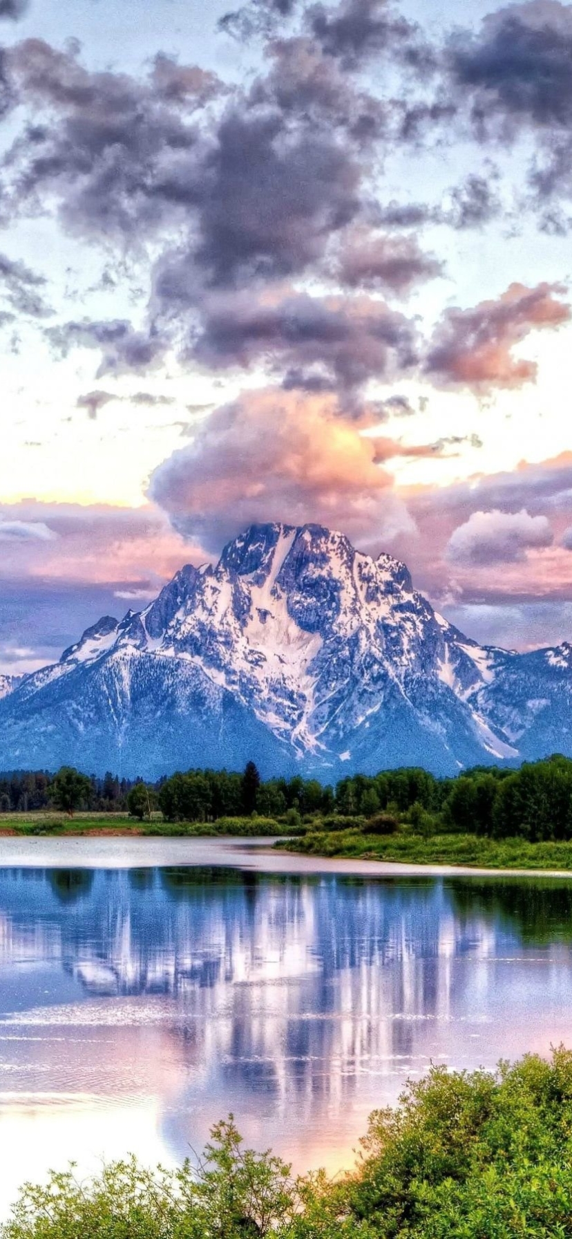 Wallpaper Grand Teton National Park Wyoming mountains lake reflection  forest 2560x1920 HD Picture Image