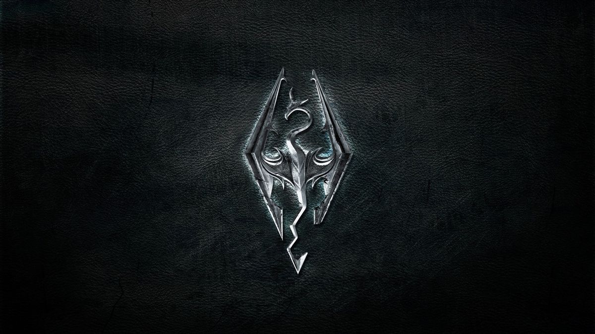 The Elder Scrolls v Skyrim лого