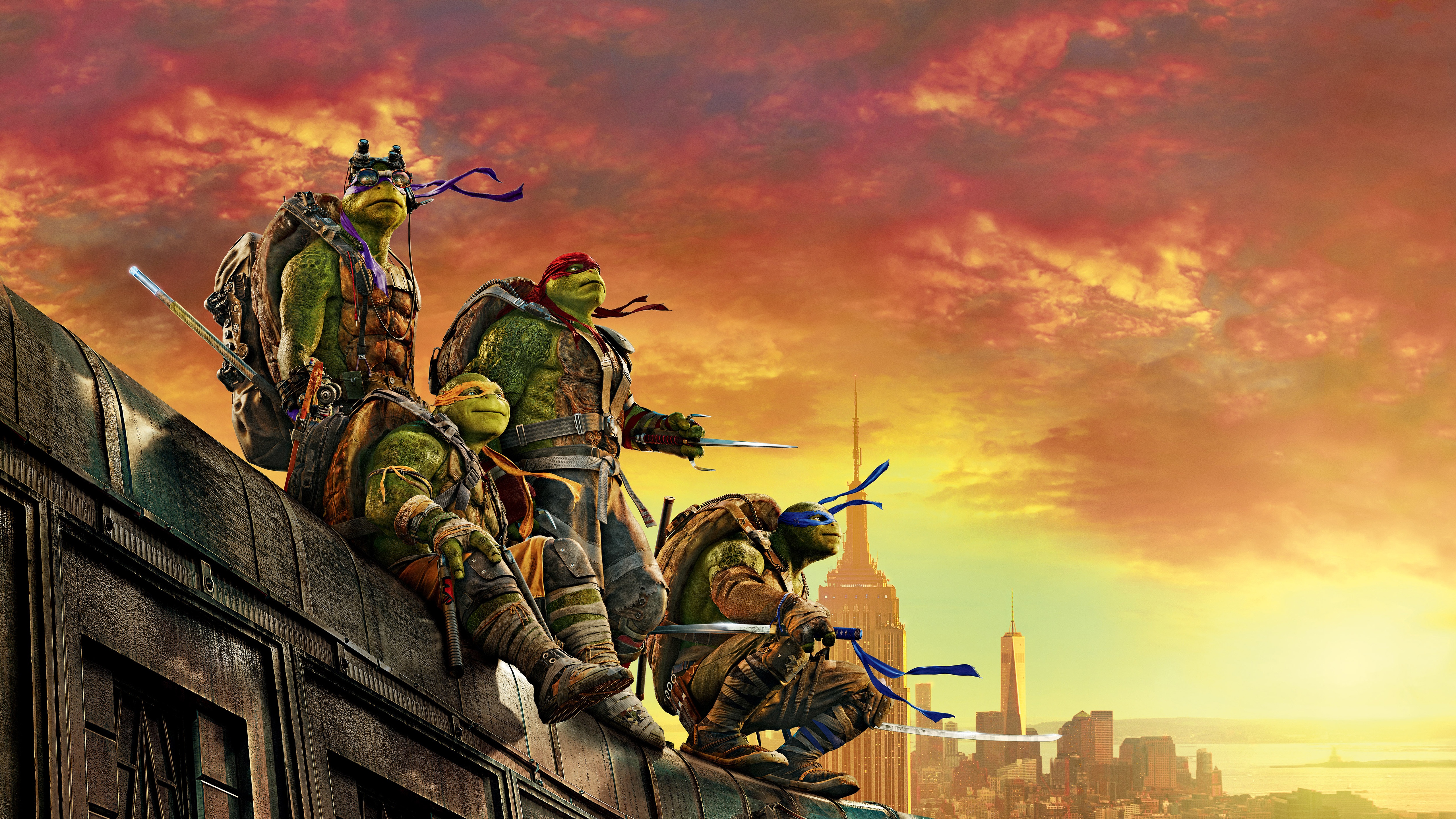 Die besten Teenage Mutant Ninja Turtles: Out Of The Shadows-Hintergründe für den Telefonbildschirm
