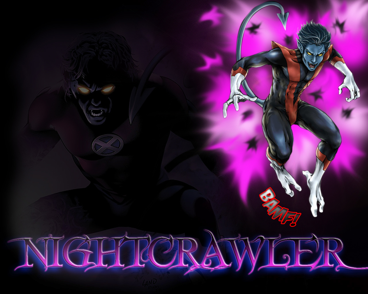 comics, x men, mutant, nightcrawler (marvel comics) Phone Background