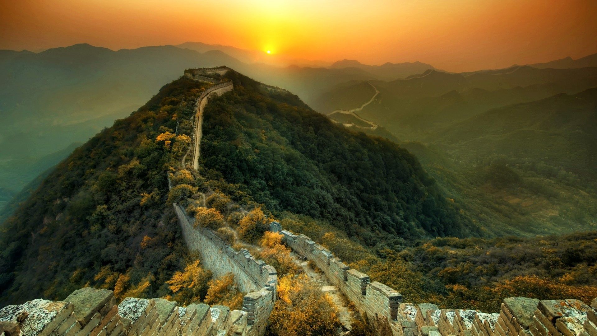 FHD, 4K Great Wall Of China, UHD