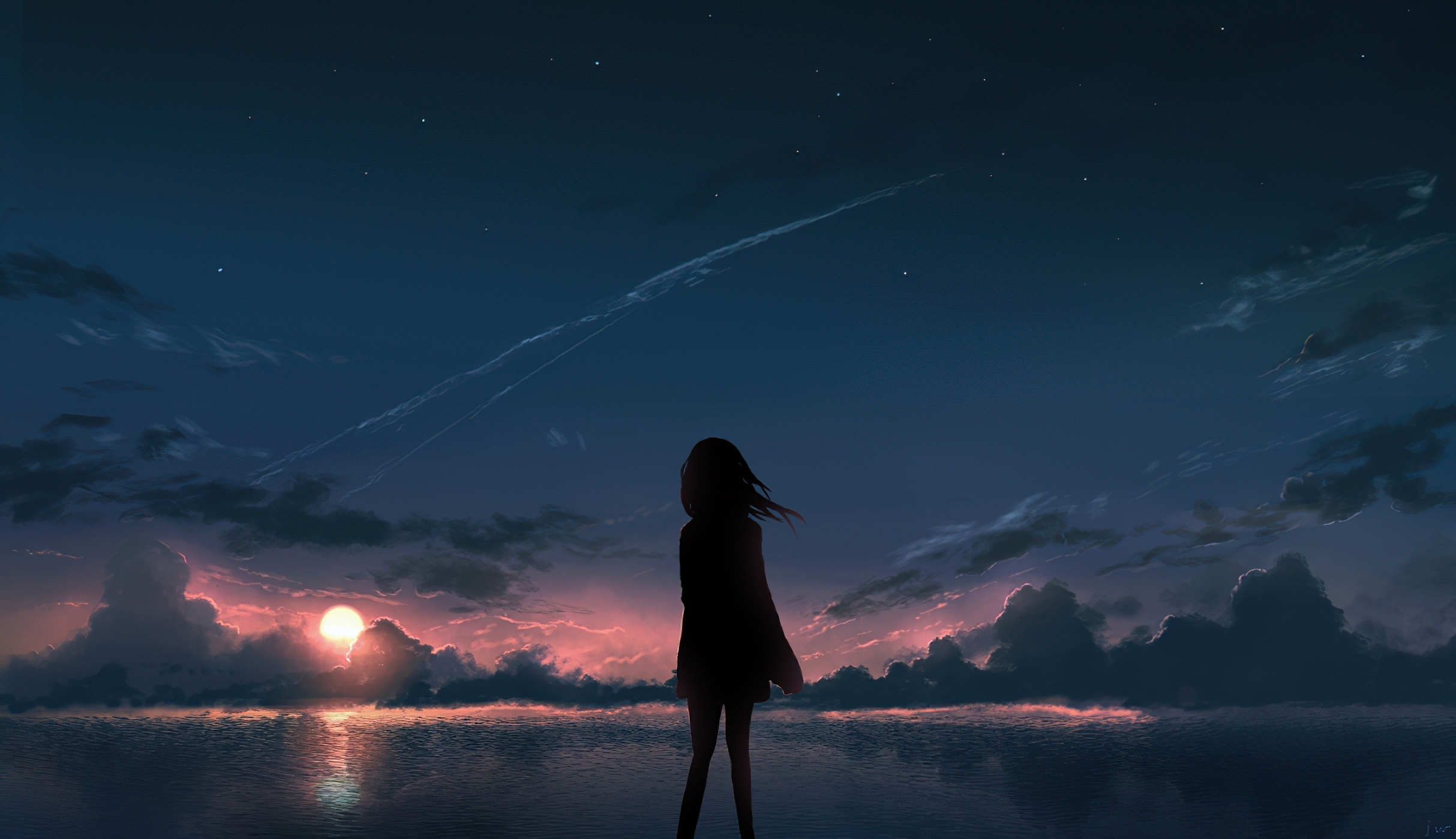 Breathtaking Anime Sunset
