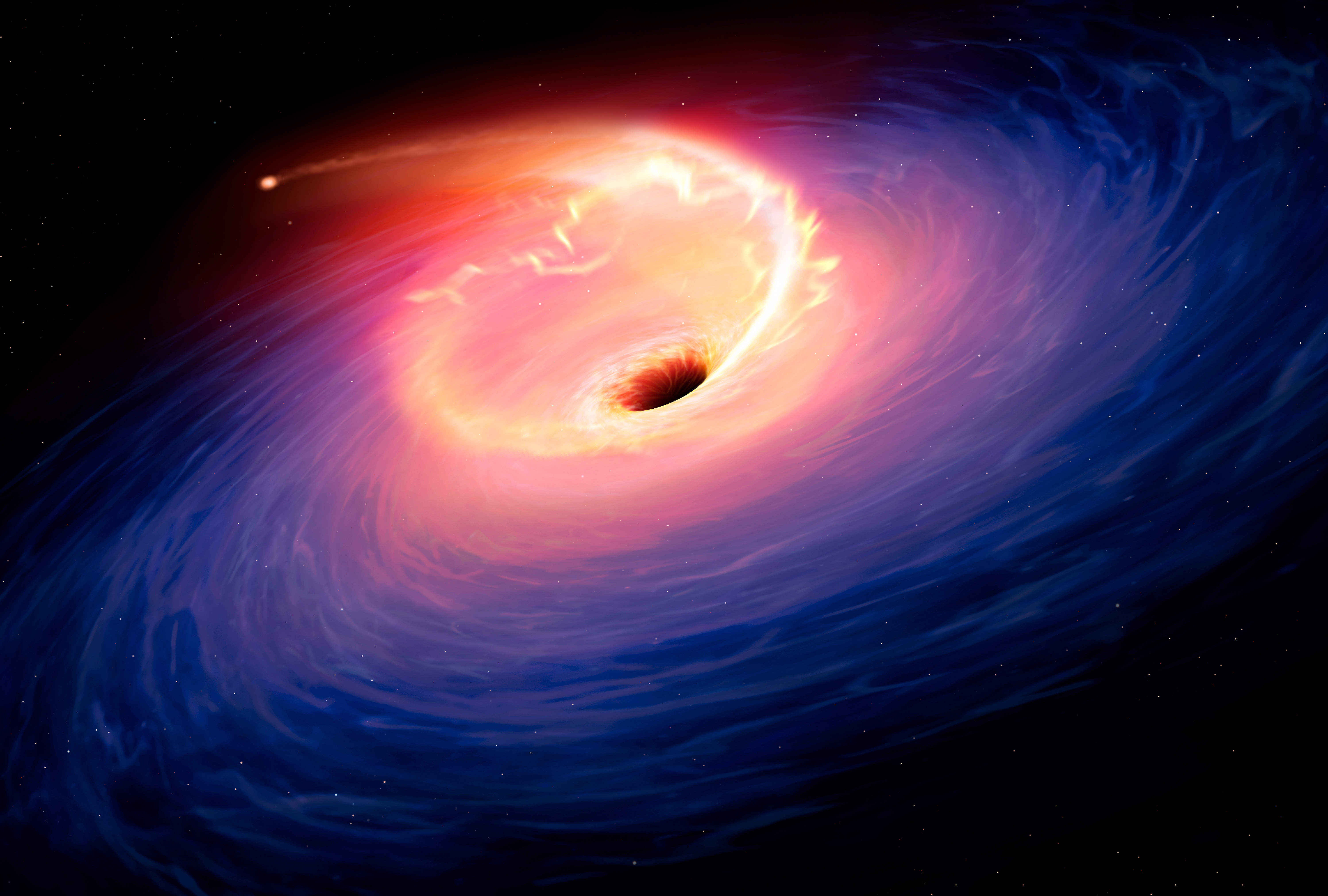 Чёрная дыра в галактике Млечный путь