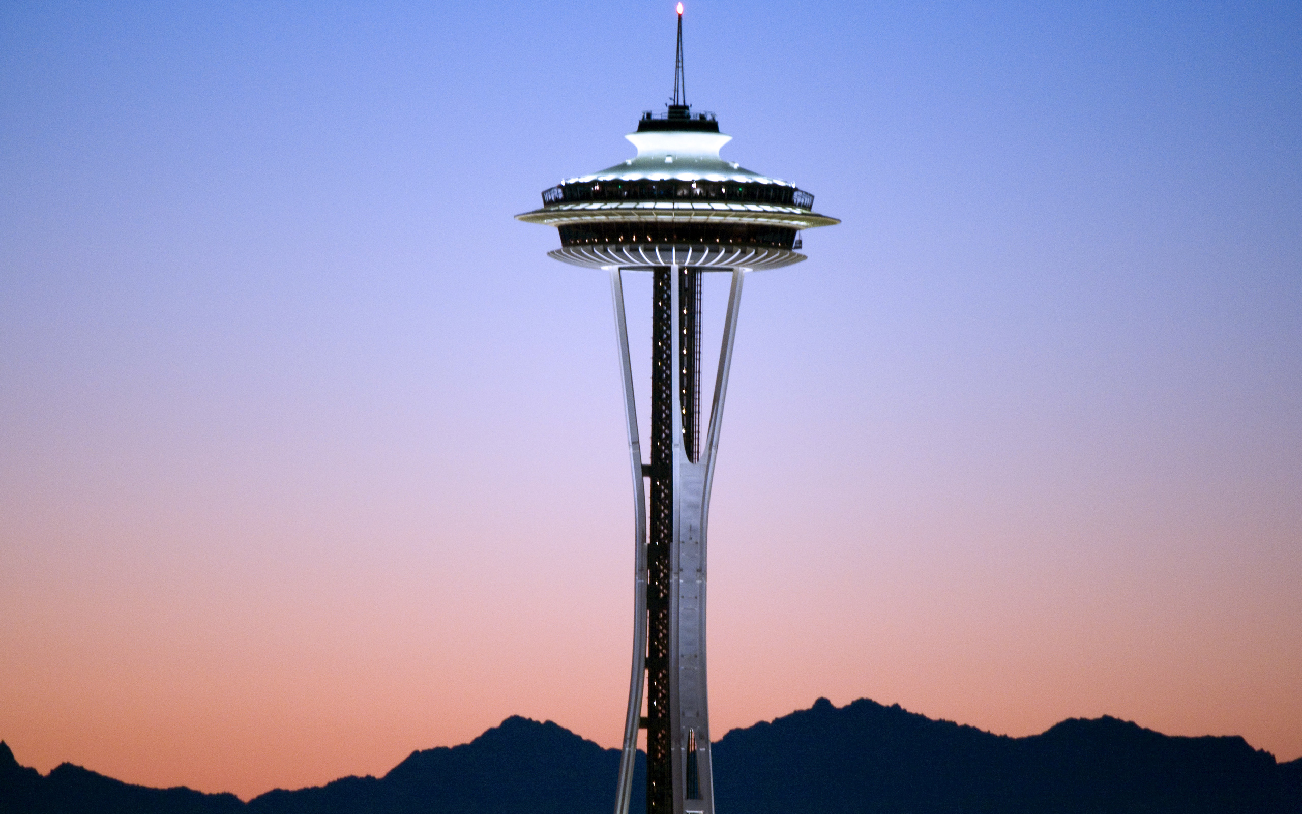 space needle, seattle, man made phone background