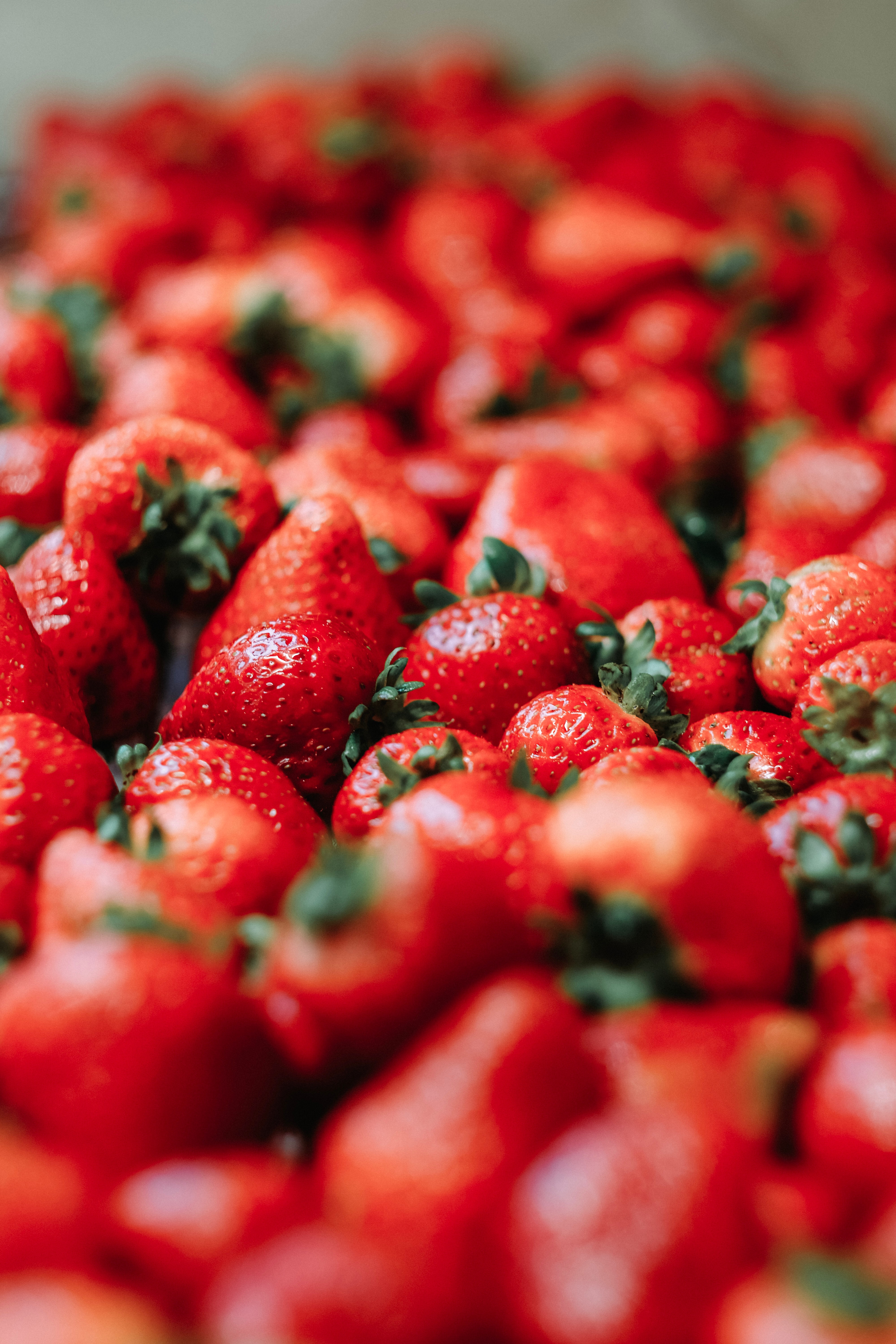 strawberry, food, berries, red, ripe, juicy UHD