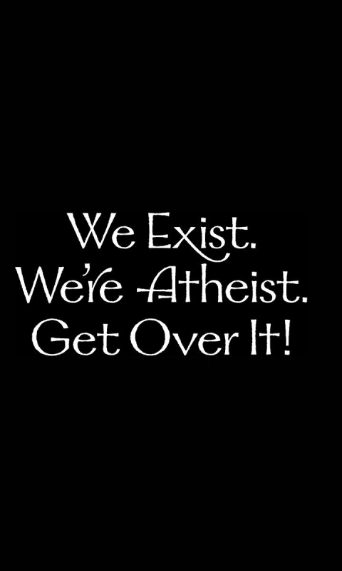 Atheist Quote iPhone 5 Wallpapers Desktop Background