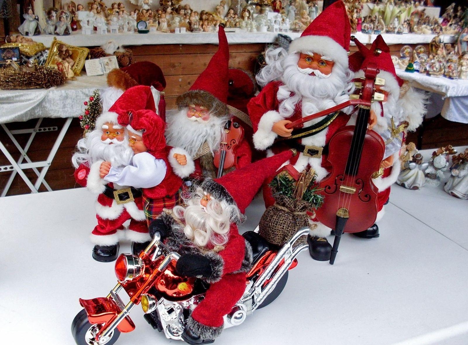 christmas, holidays, santa claus, toys, holiday, motorcycle, santa's claus Free Stock Photo