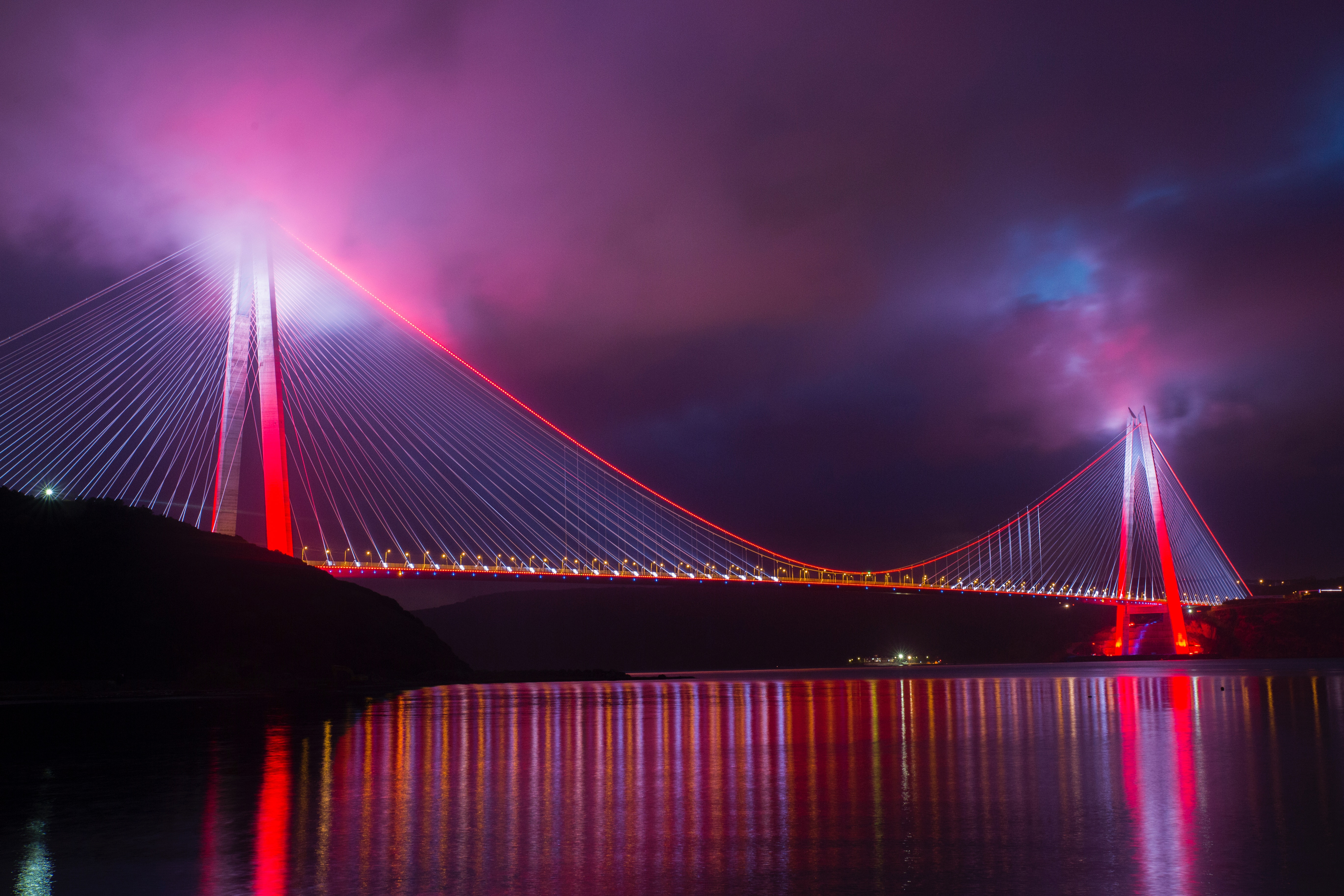Турецкий вантовый мост