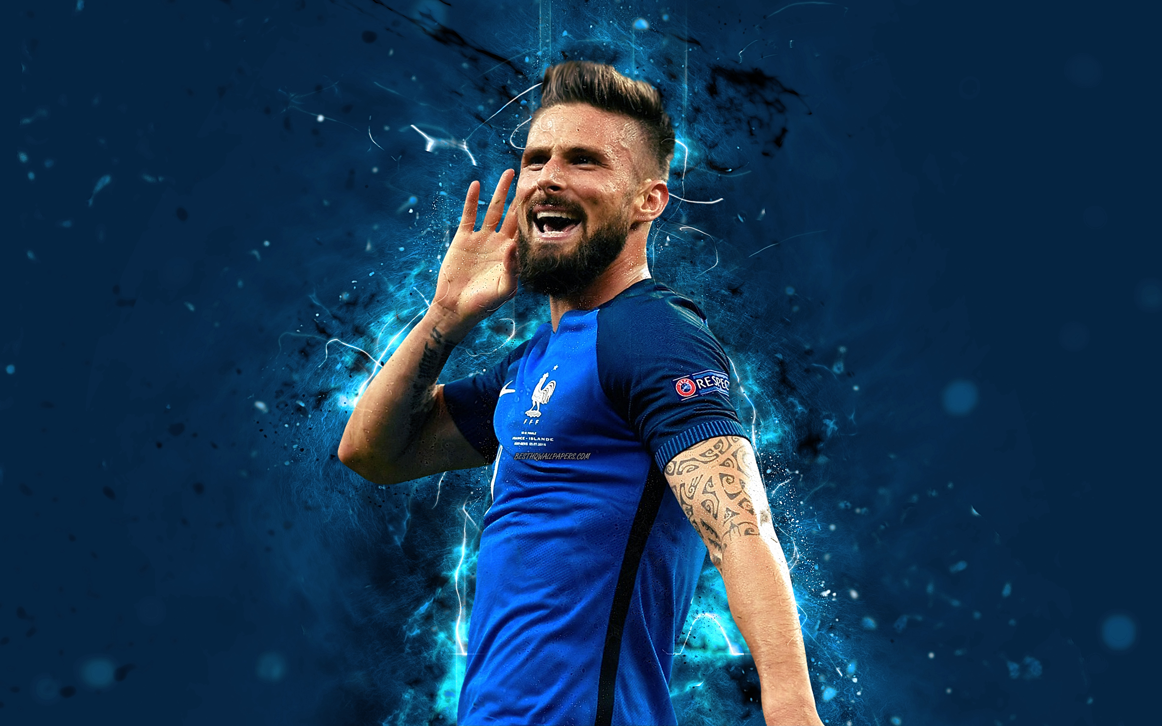 footballer, olivier giroud, sports, french, soccer Smartphone Background