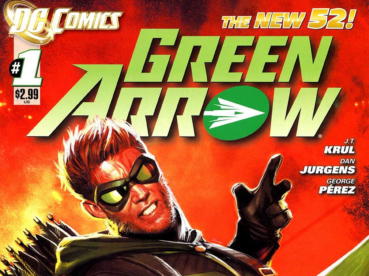 new 52 green arrow wallpaper
