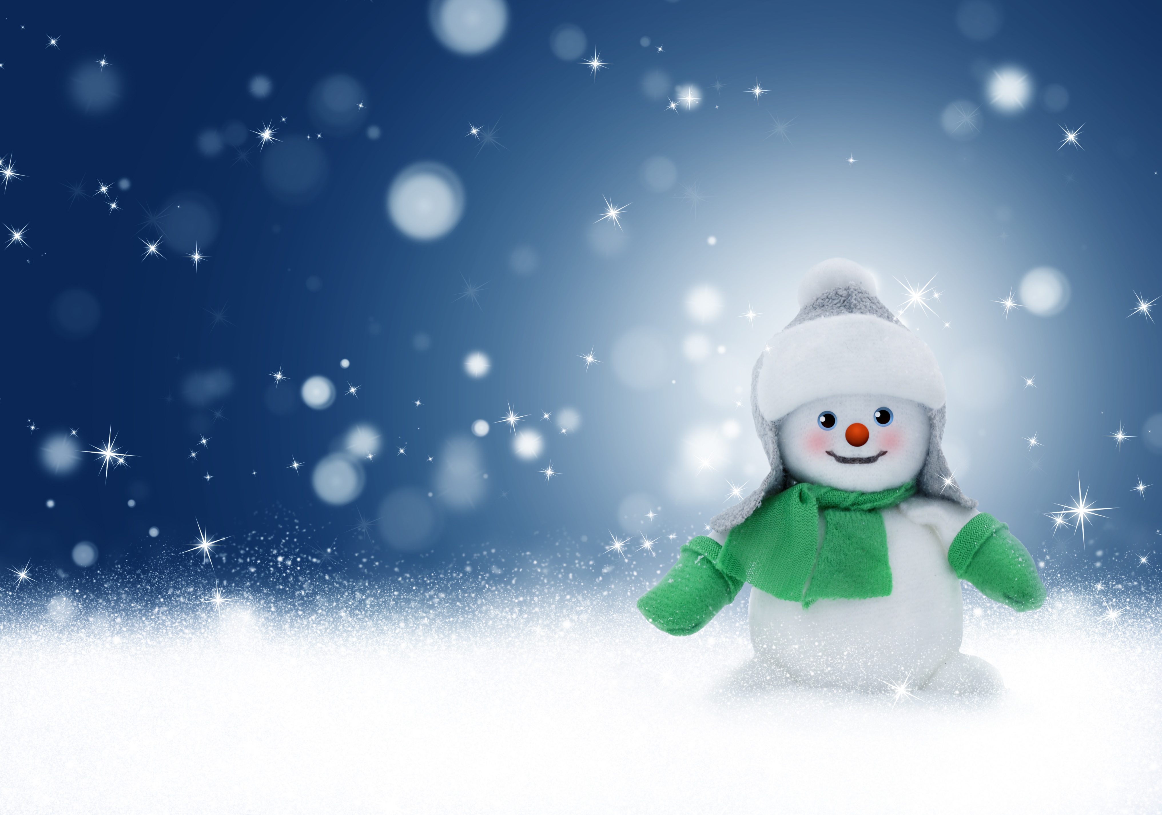 無料モバイル壁紙祝日, 雪だるま, 新年, クリスマス, ぎらぎら, おもちゃ, ボケ, グレア, 玩具をダウンロードします。