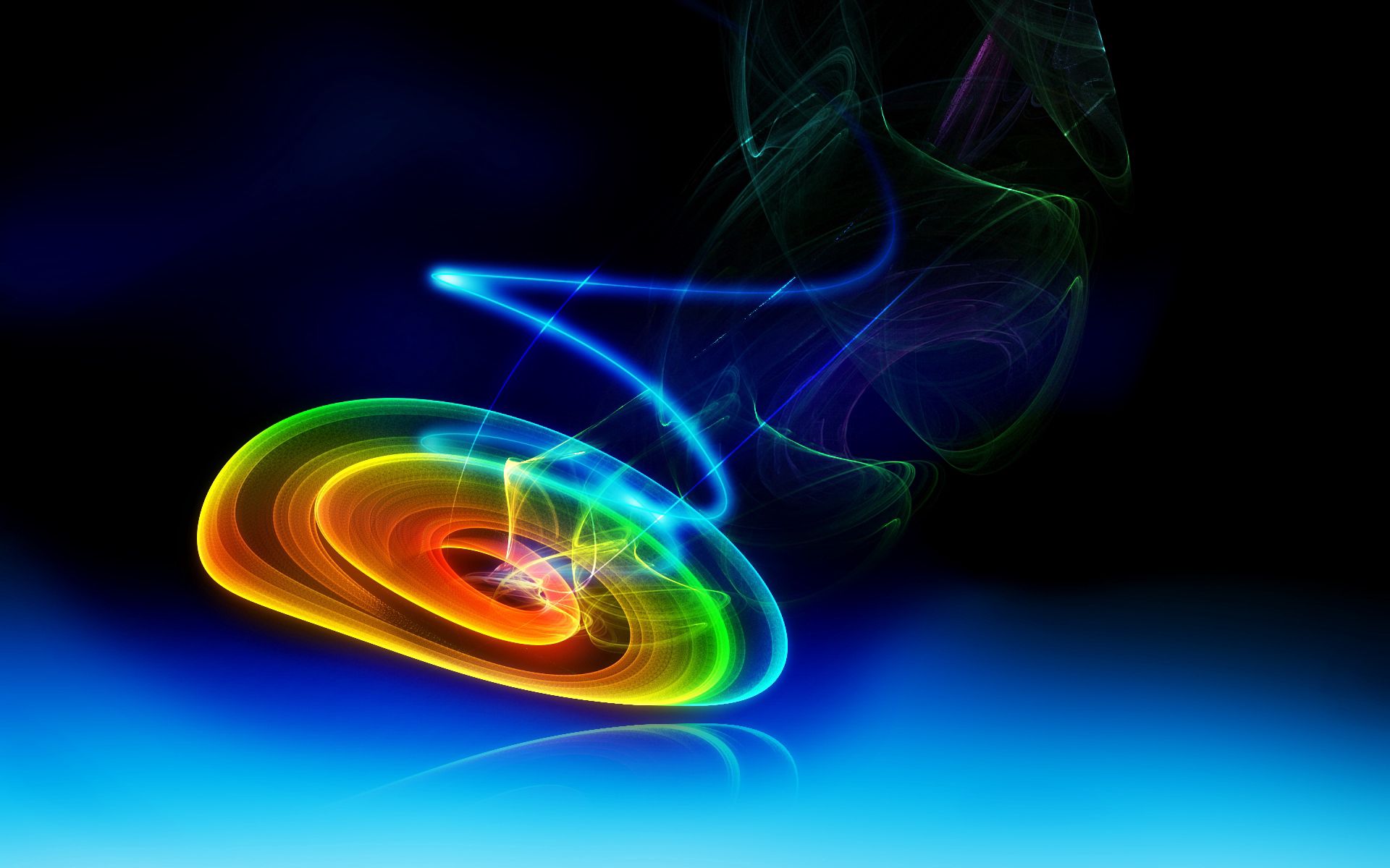 Free download wallpaper Motley, Oval, Multicolored, Circle, Abstract, Smoke on your PC desktop