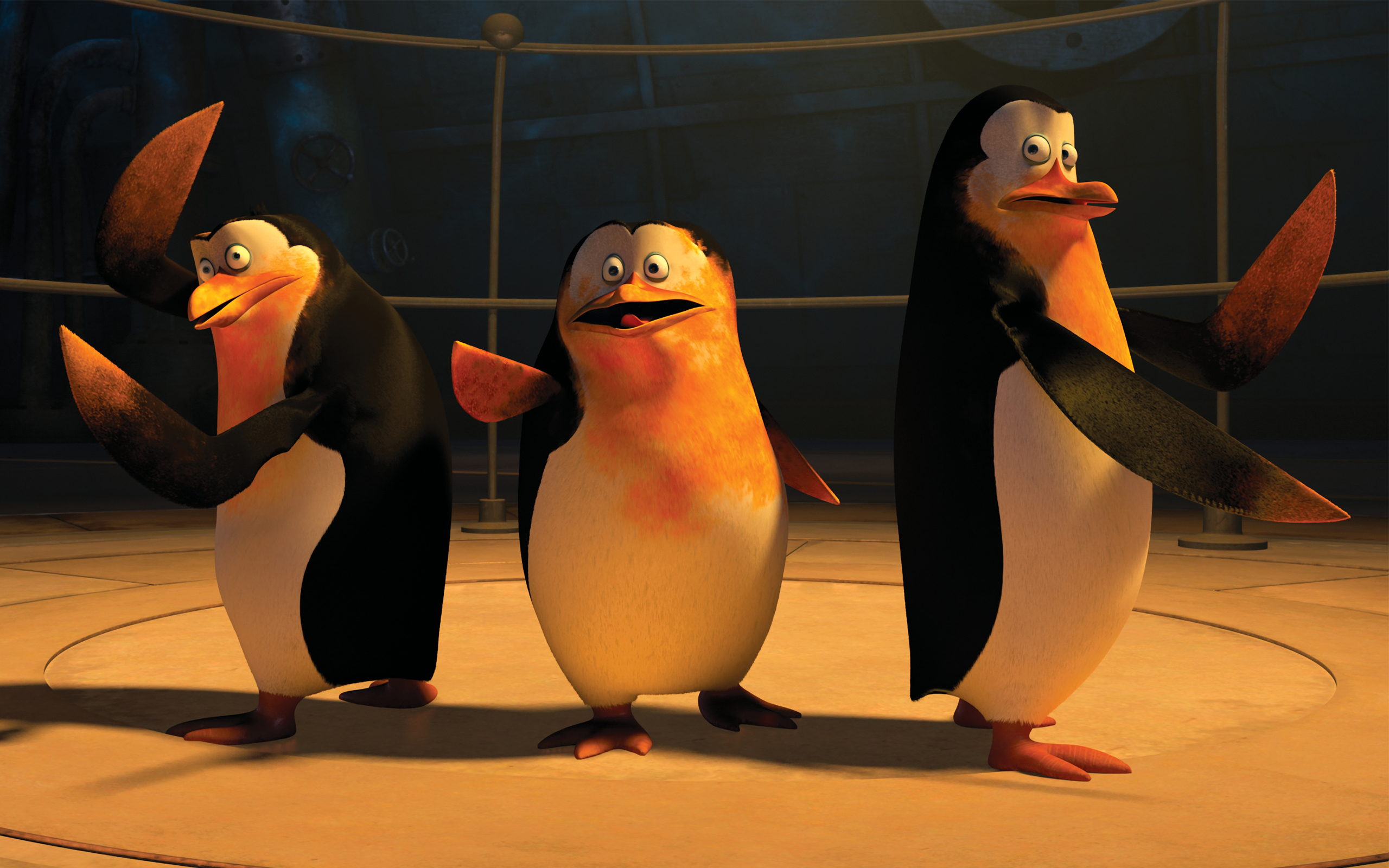 Пингвины из Мадагаскара мультфильм 2014