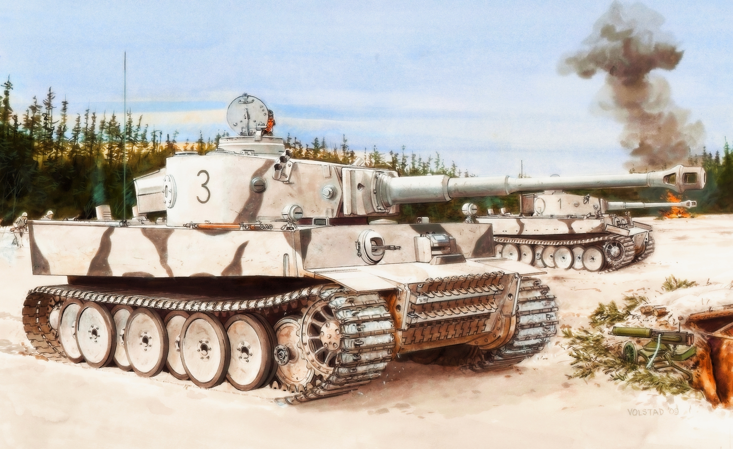 Panzerkampfwagen vi «Tiger i» Ausf e, «тигр»