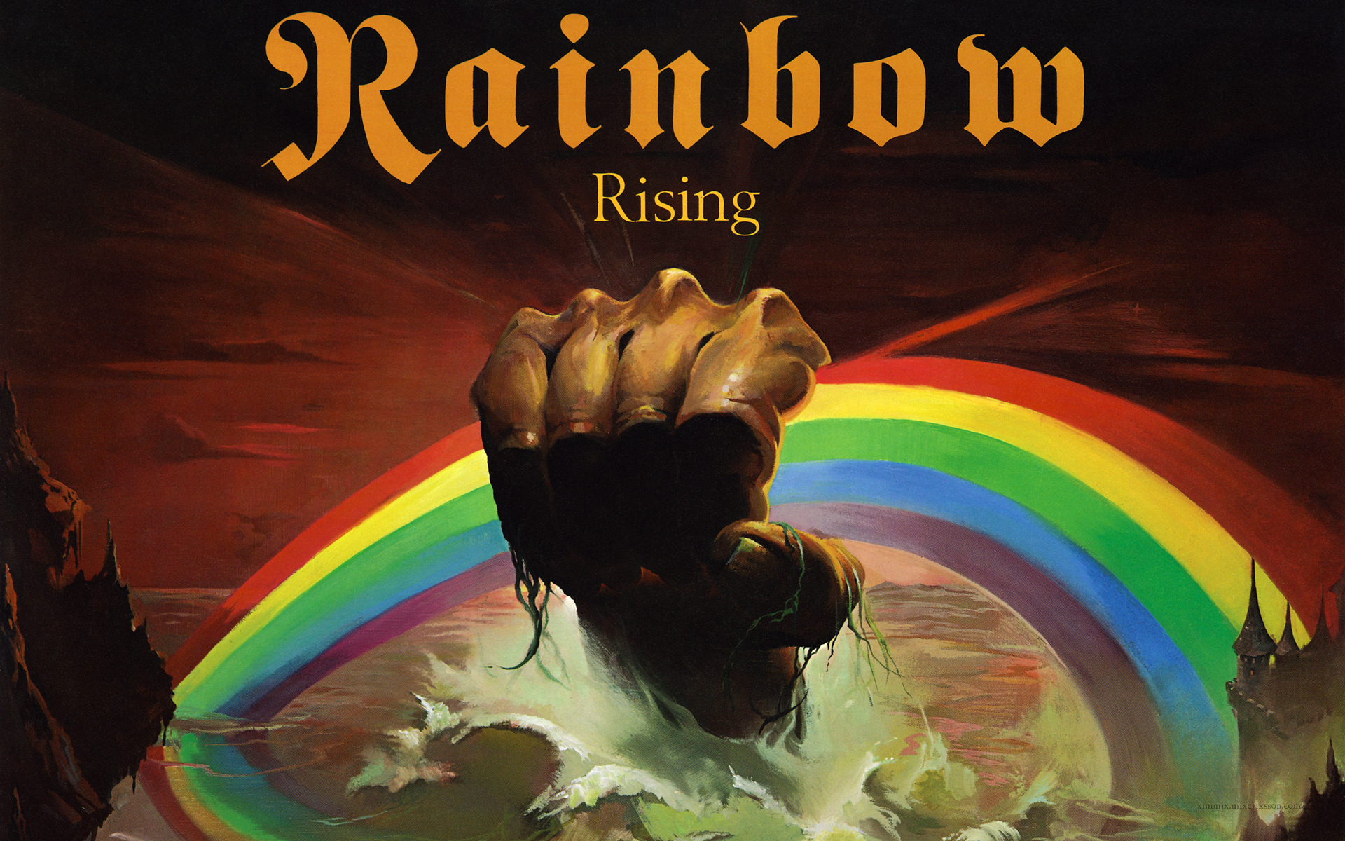 heavy metal, music, rainbow, album cover, hard rock for android