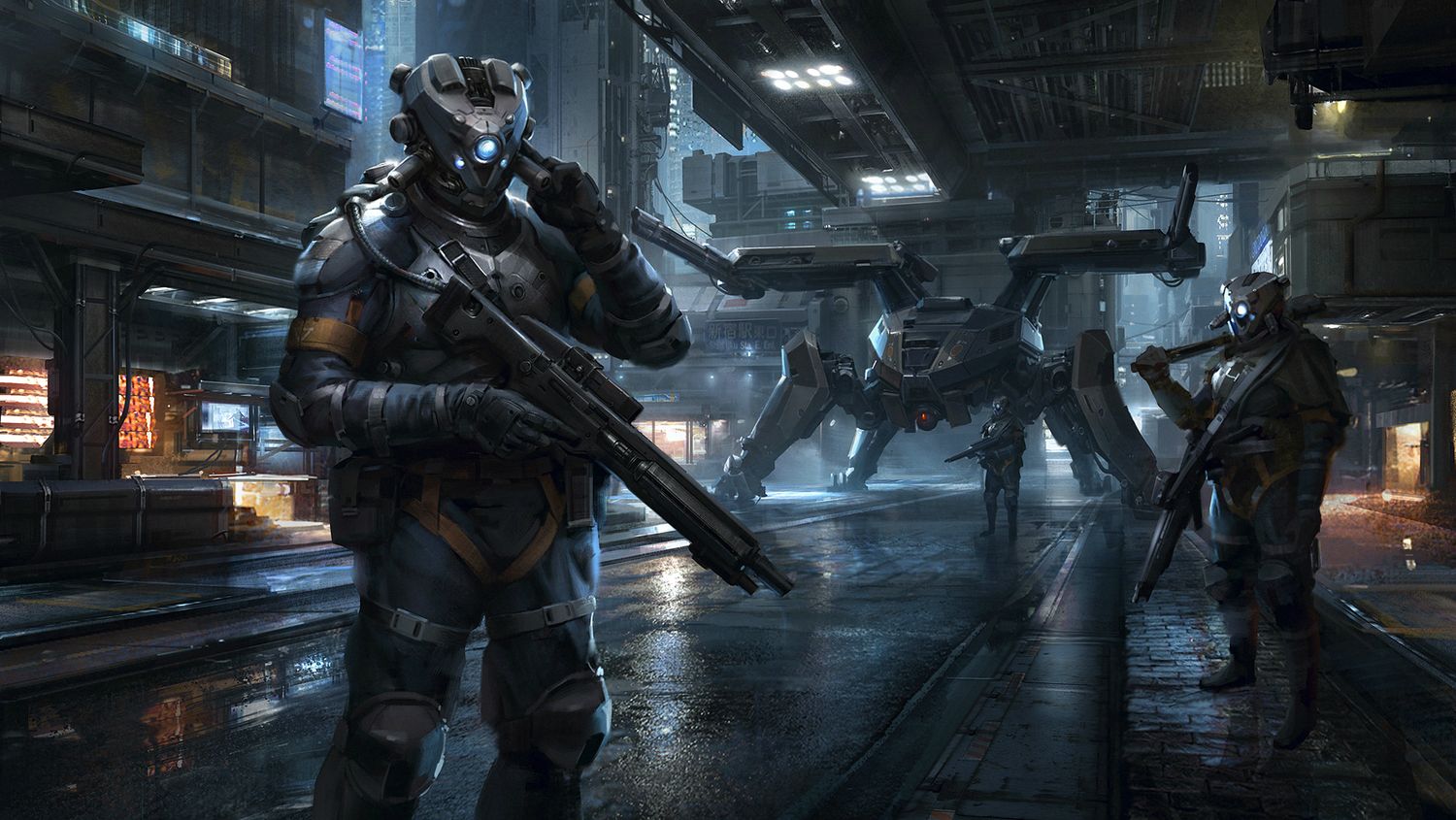 Cyberpunk armor wallpaper фото 31