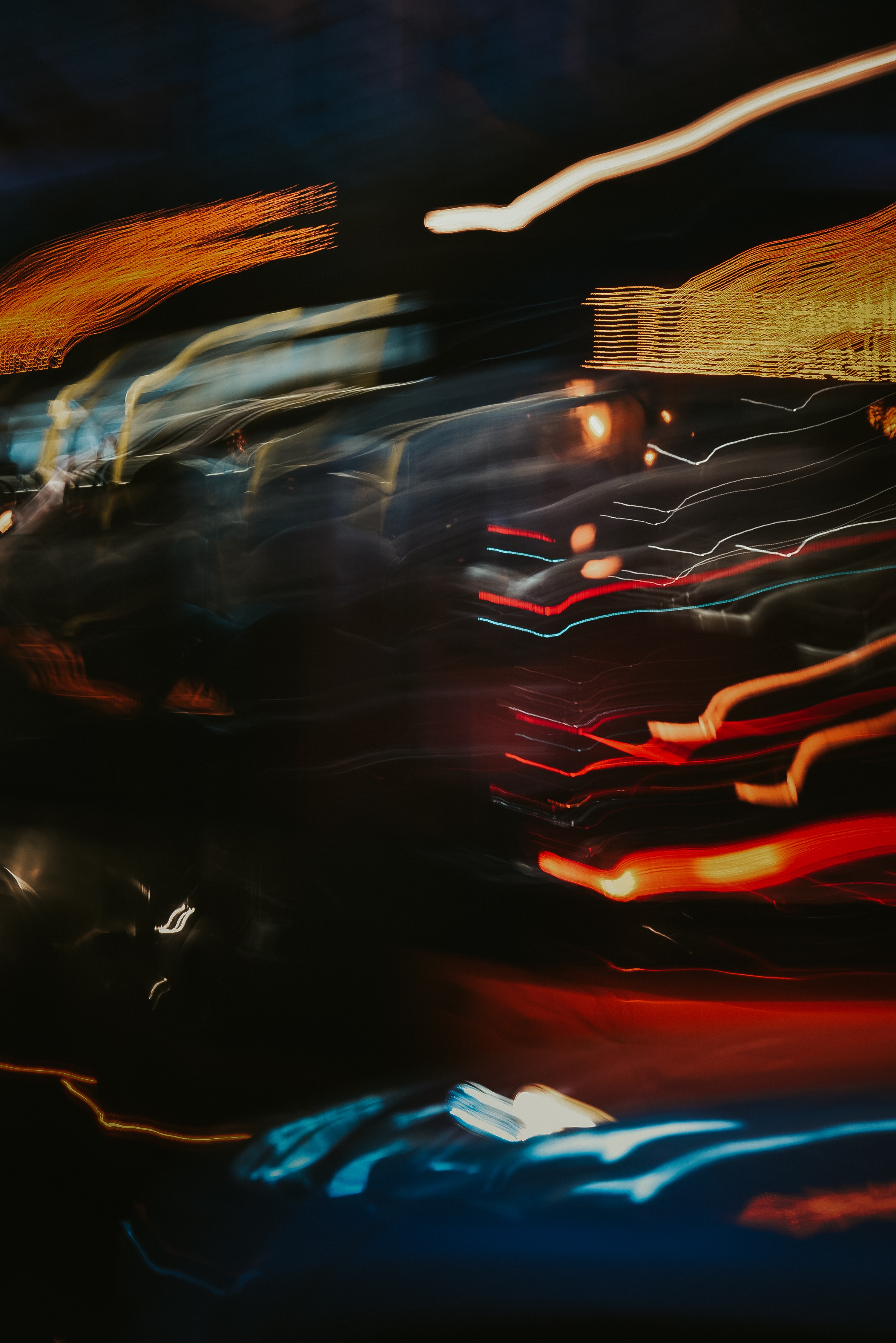 blur, shine, distortion, abstract, light, traffic, movement, smooth, long exposure