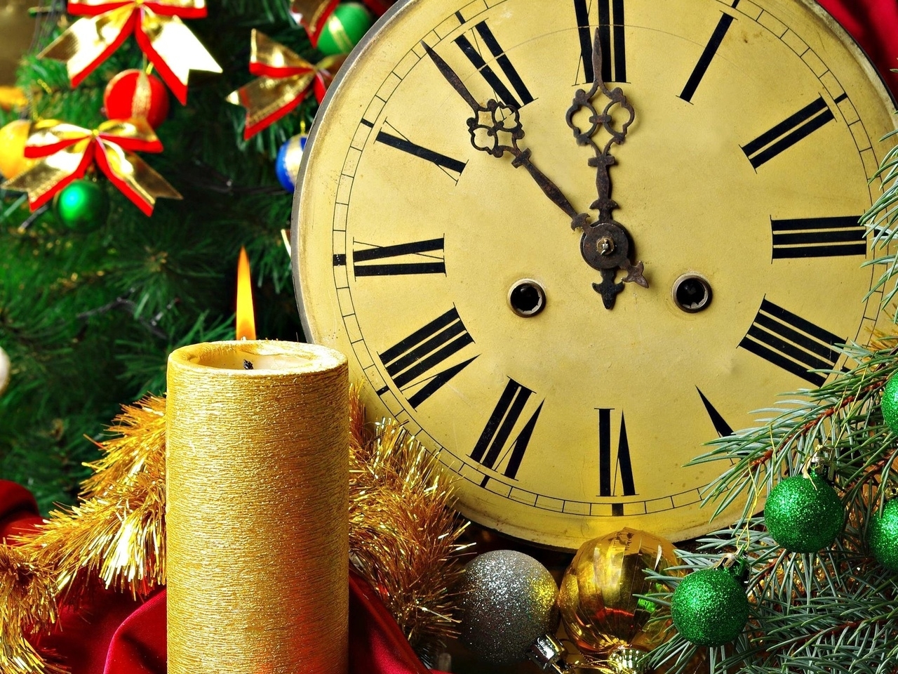 Download mobile wallpaper Holidays, New Year, Background, Clock for free.