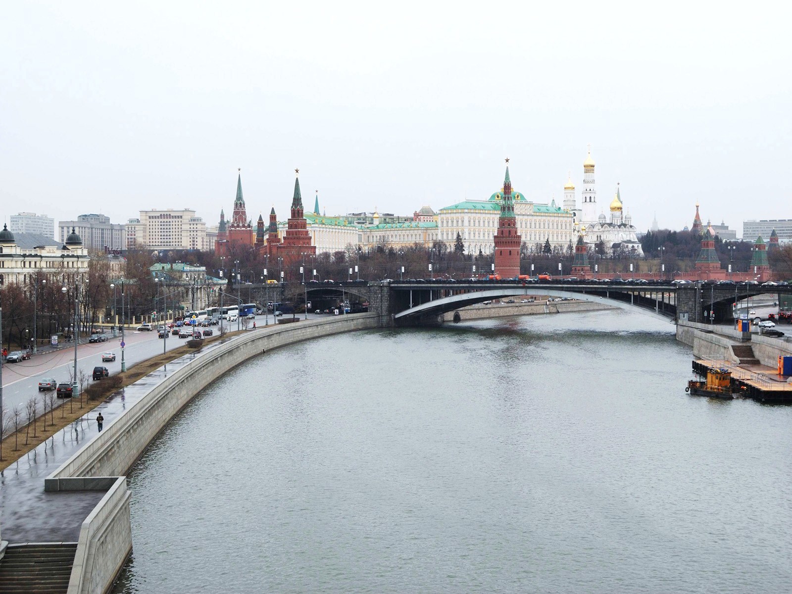 PCデスクトップに風景, 都市, 川, モスクワ画像を無料でダウンロード