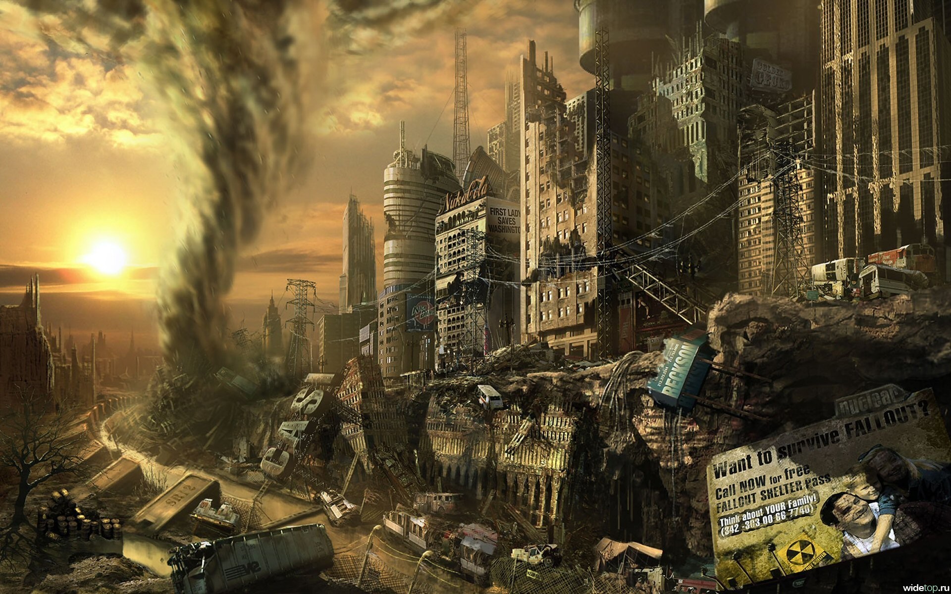 Fallout Panoramic Wallpapers