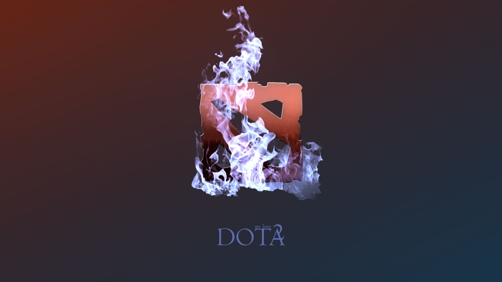dota 2 logo wallpaper hd