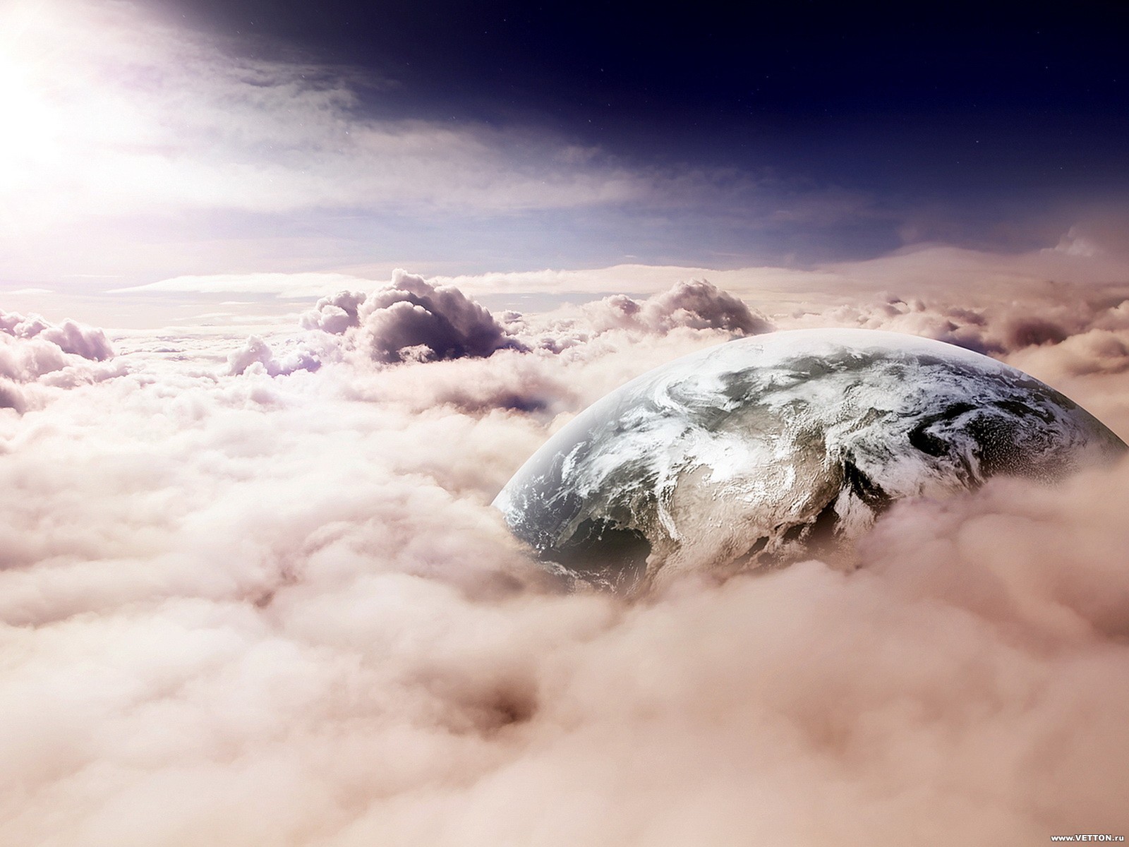 Descarga gratis la imagen Cielo, Nubes, Paisaje, Planetas en el escritorio de tu PC