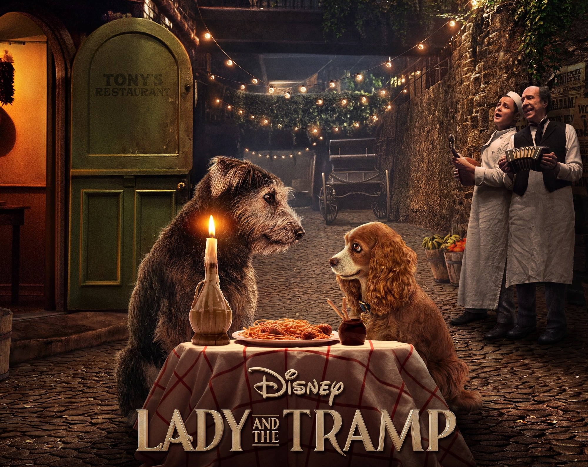 movie, lady and the tramp (2019), lady (lady and the tramp), lady and the tramp, tramp (lady and the tramp) Aesthetic wallpaper