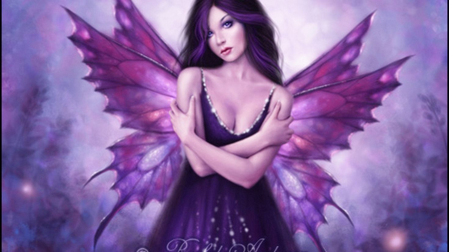 Purple angel