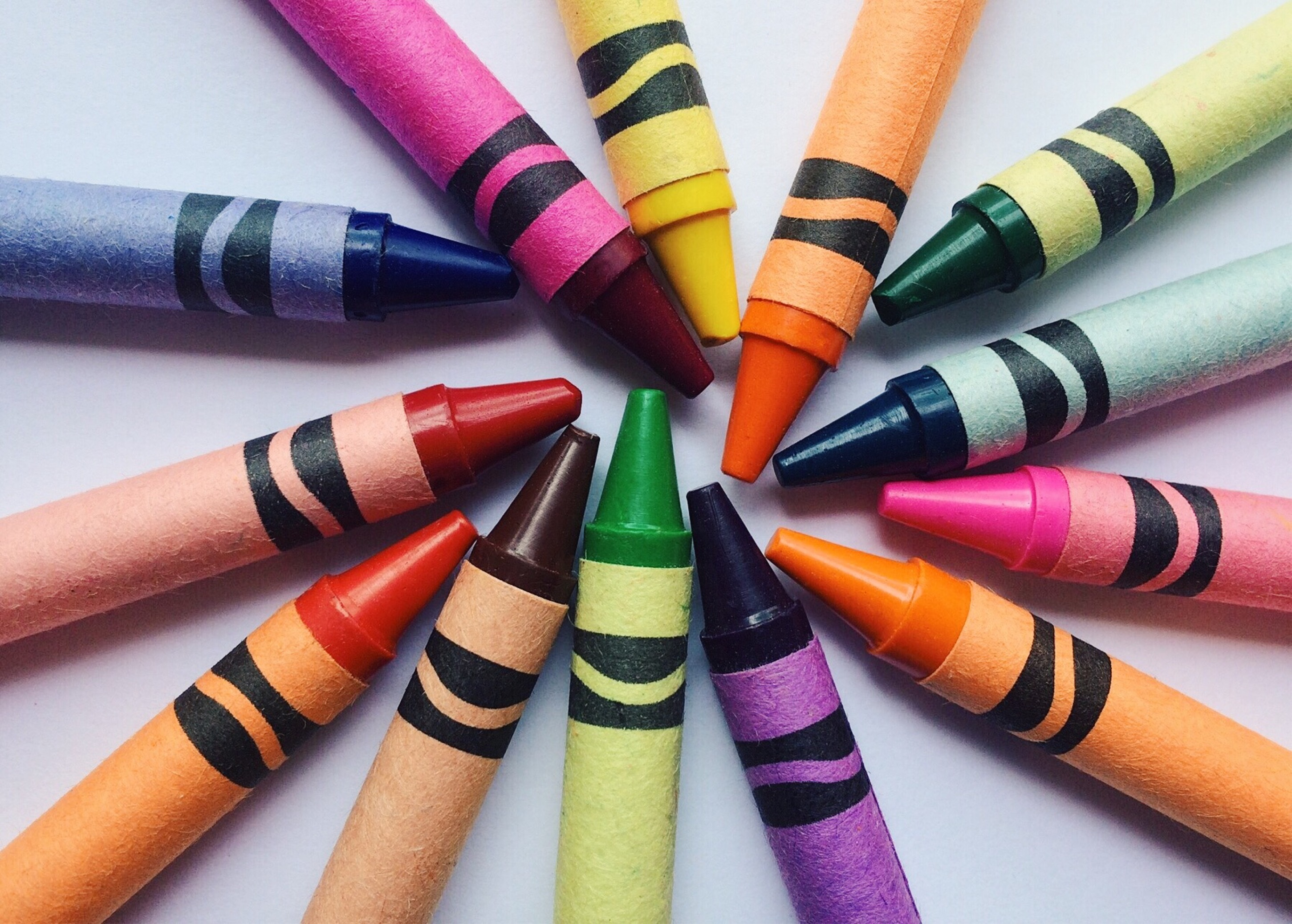 miscellanea, miscellaneous, multicolored, motley, colored pencils, colour pencils, wax pencils