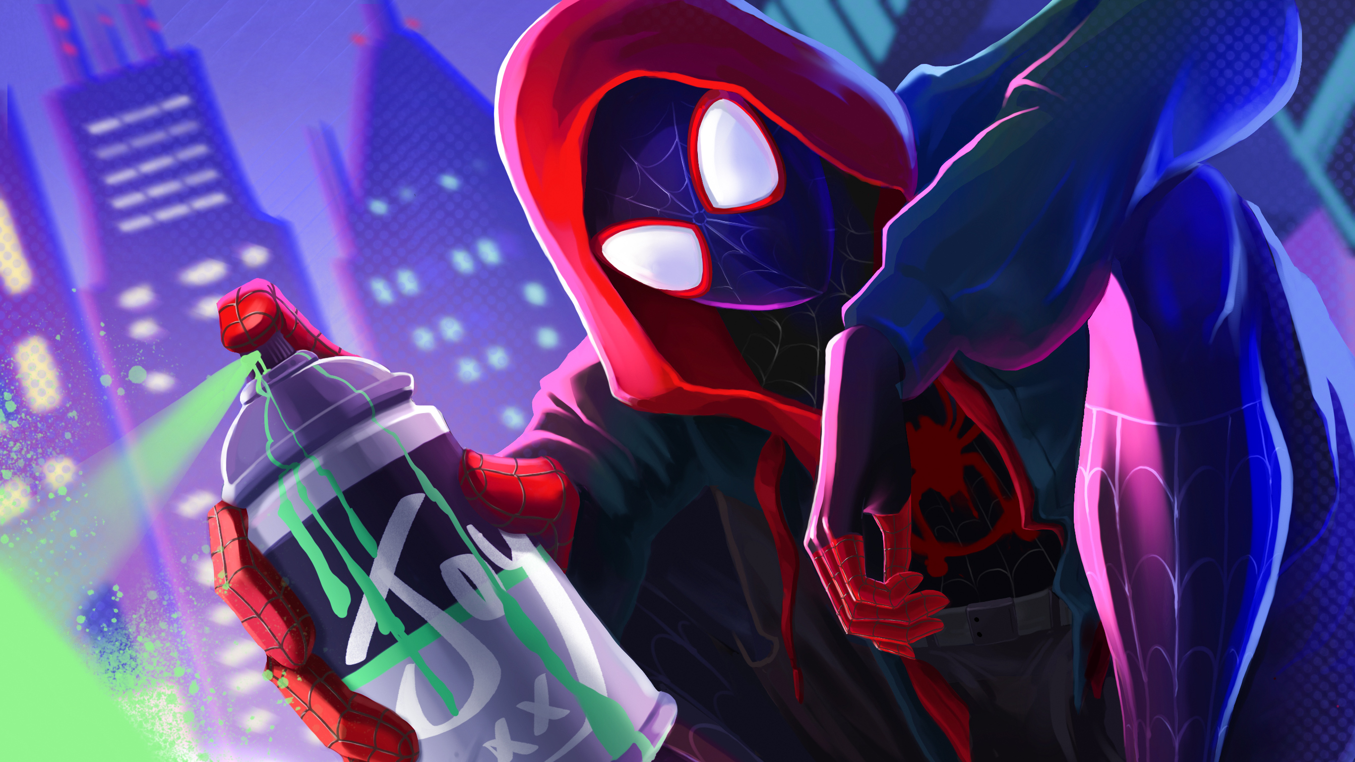New Lock Screen Wallpapers miles morales, spider man: into the spider verse, spider man, movie