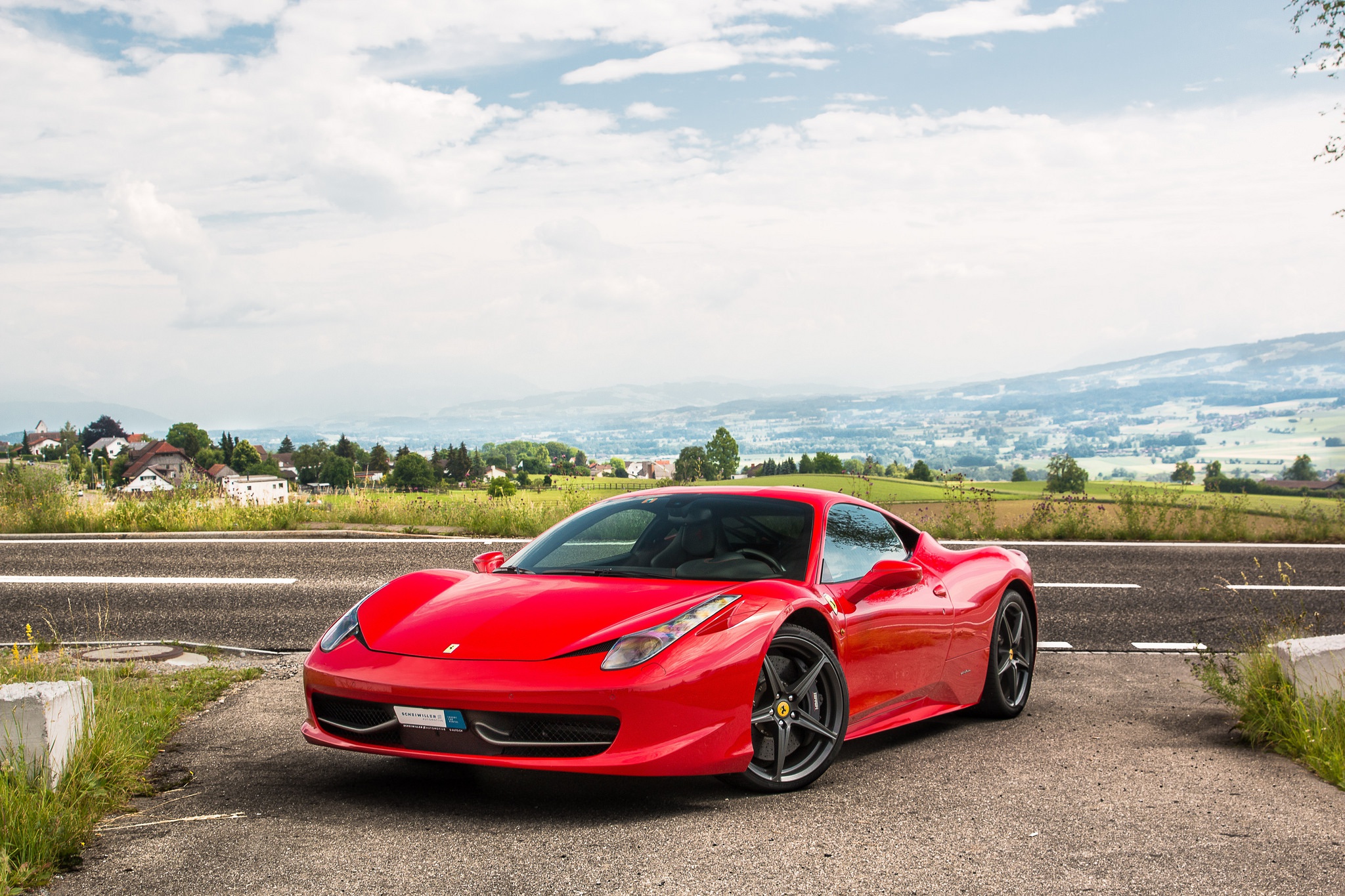 Ferrari 458 красная Италия