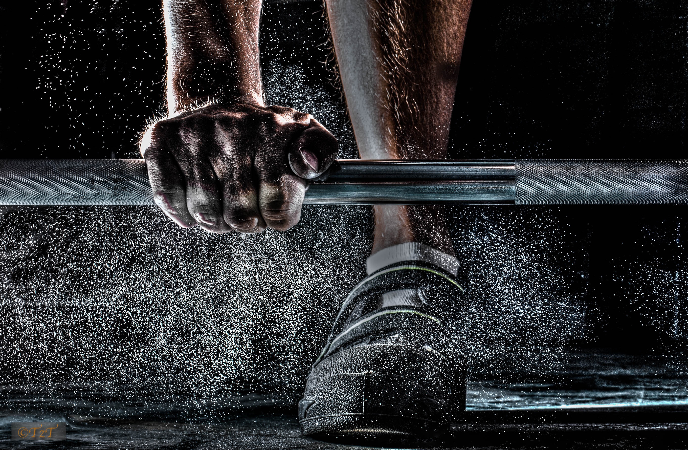sports, barbell, rod, sneakers, magnesia, hands, vulture for android