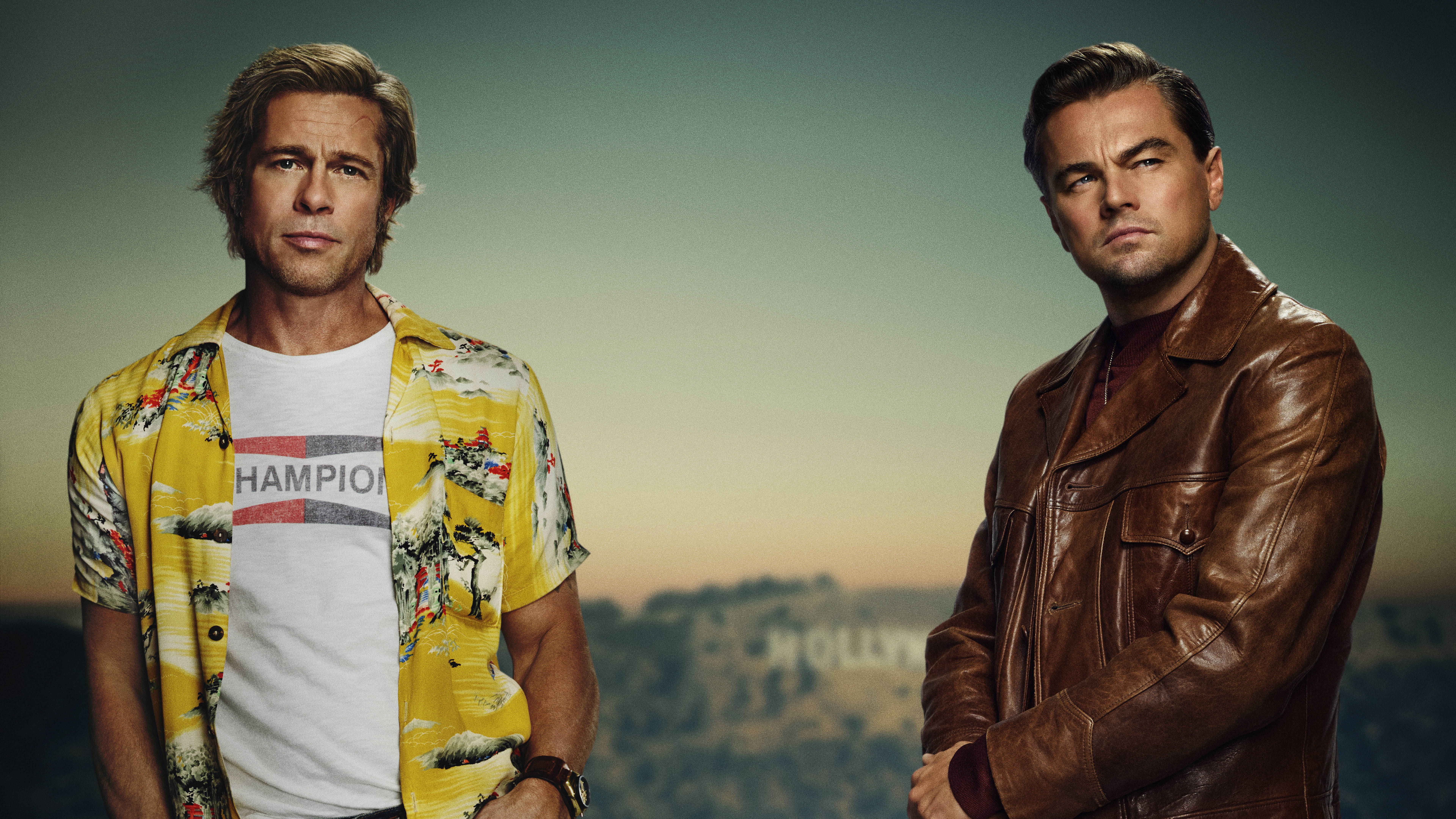 brad pitt, once upon a time in hollywood, movie, cliff booth, leonardo dicaprio, rick dalton cellphone