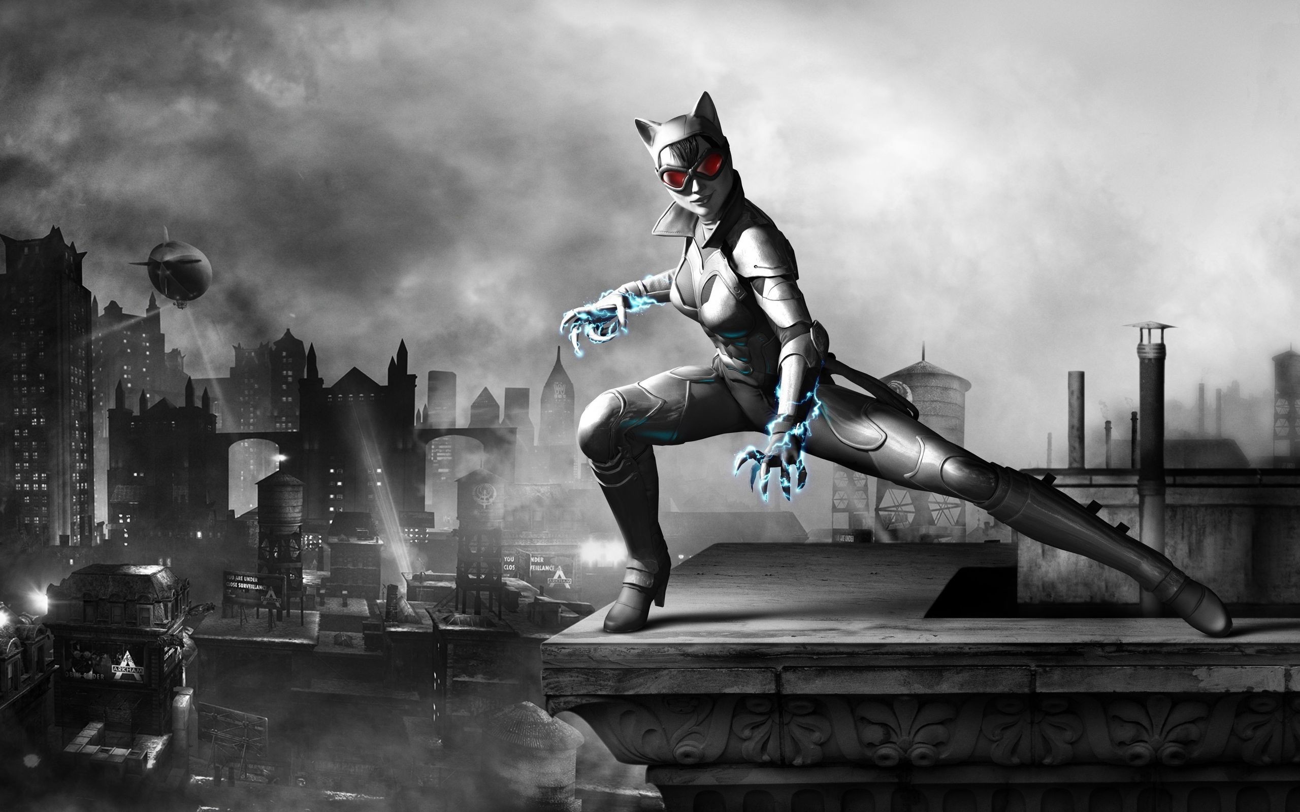 Бэтмен Аркхем Сити женщина кошка
