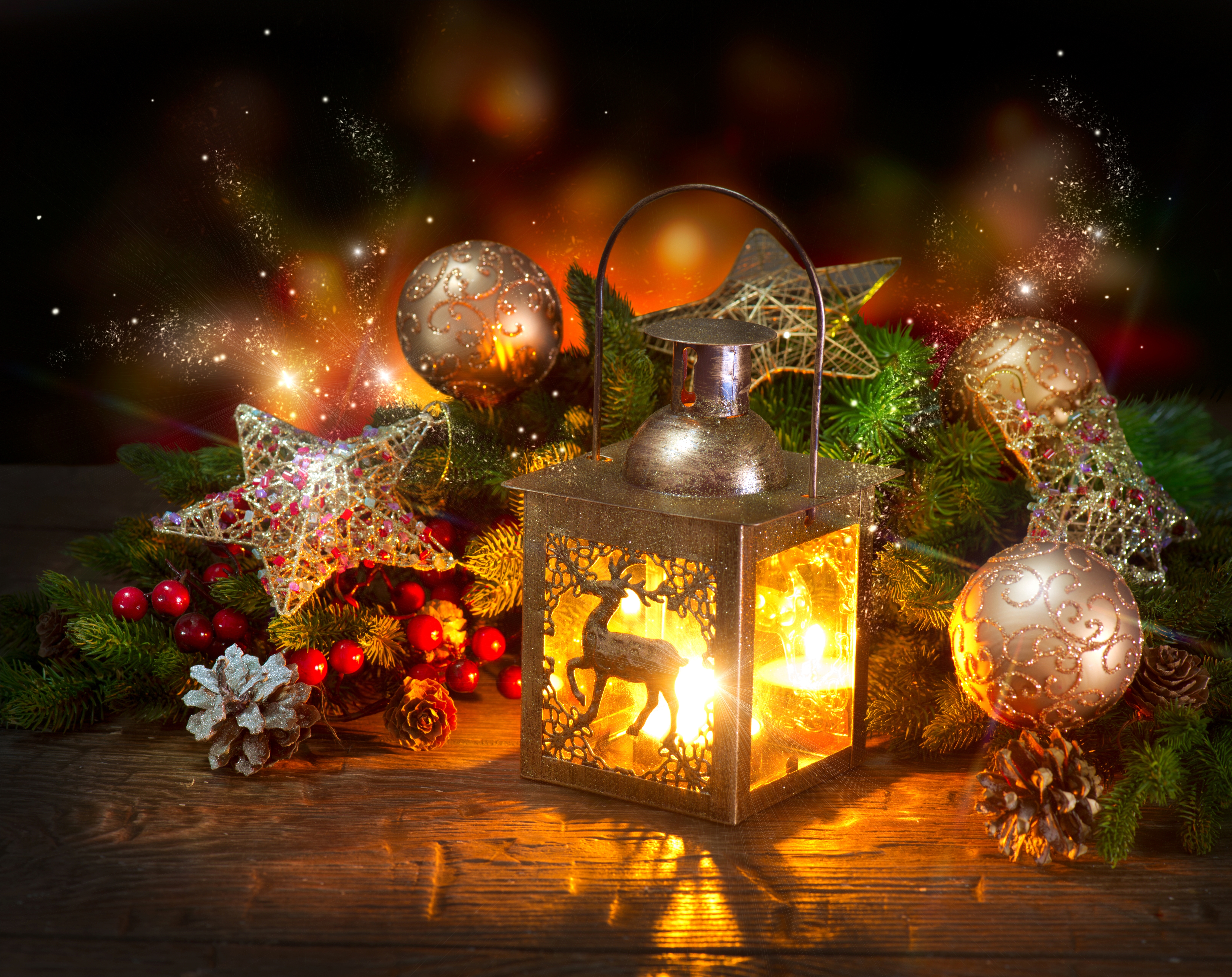 light, decoration, christmas, bauble, holiday, candle, christmas ornaments, lantern, star UHD