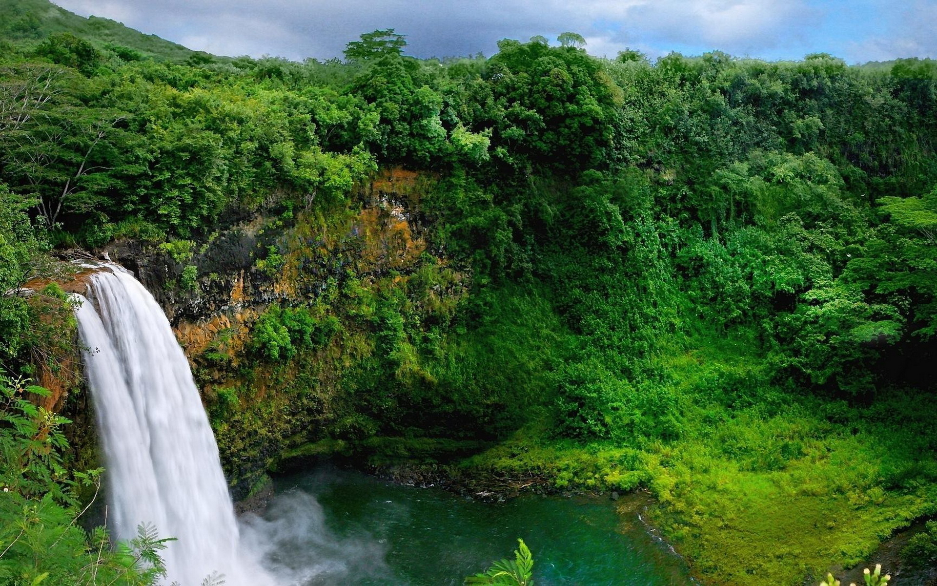 Jungle download. Водопад Тегенунган. Тропические леса амазонки в Бразилии. Самоа водопад Фуиписиа. Водопад Мериси.