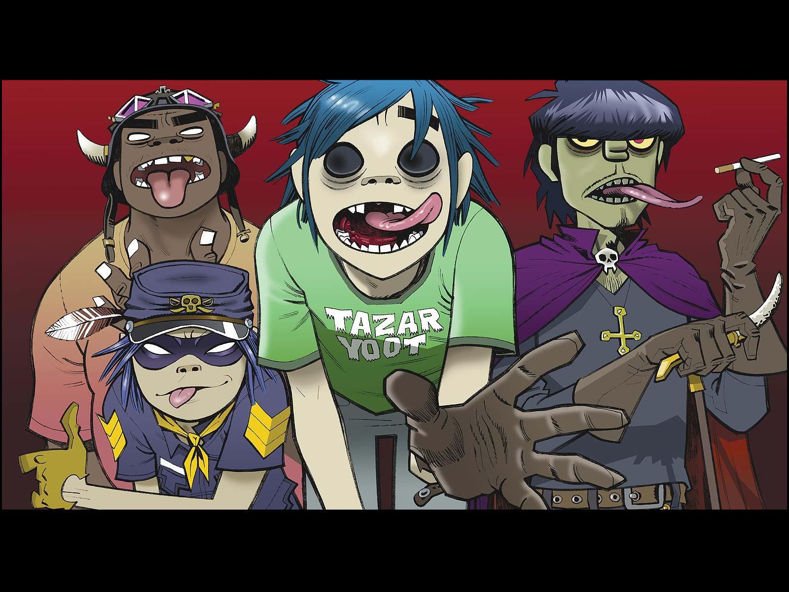 Download mobile wallpaper Gorillaz, Pictures, Music for free.