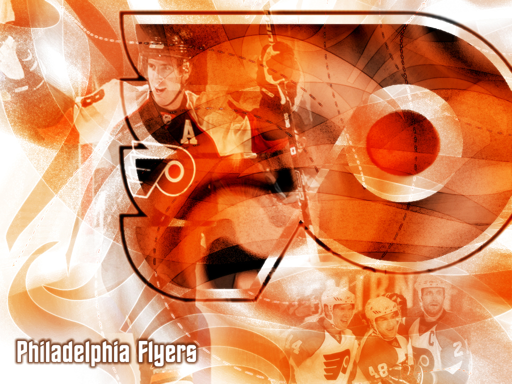 Download Philadelphia Flyers Logo In Black Wallpaper  Wallpaperscom